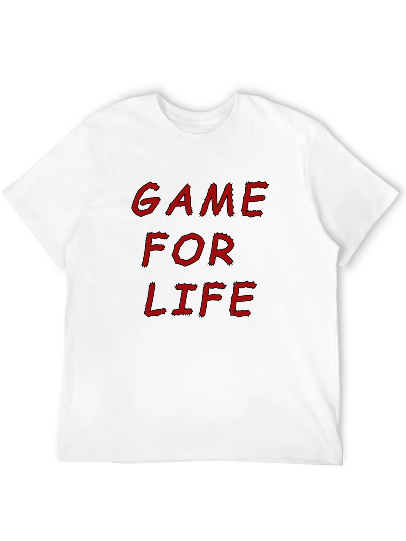 Black Game For Life Graphic Tee view 12