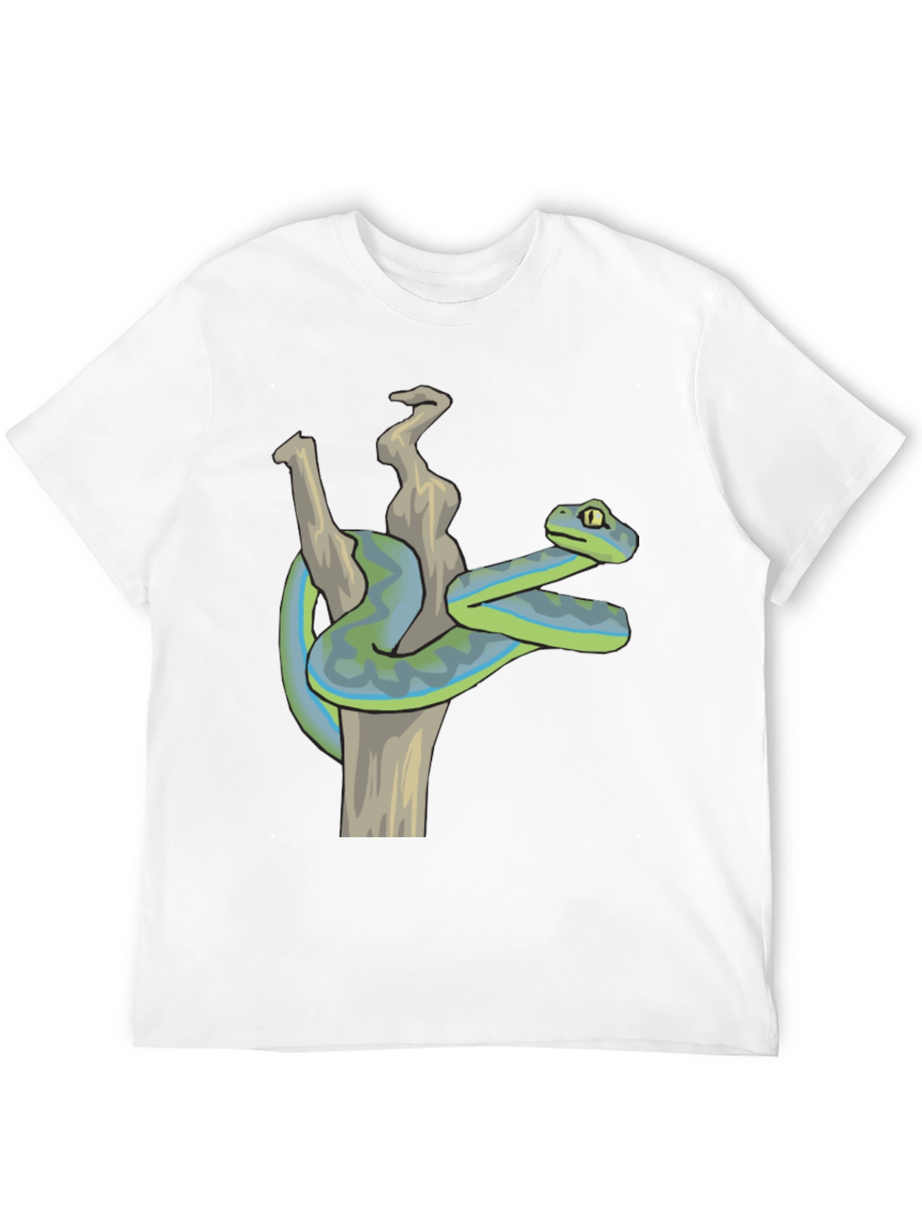 Black Snake T-Shirt: Reptile Art Tee view 12