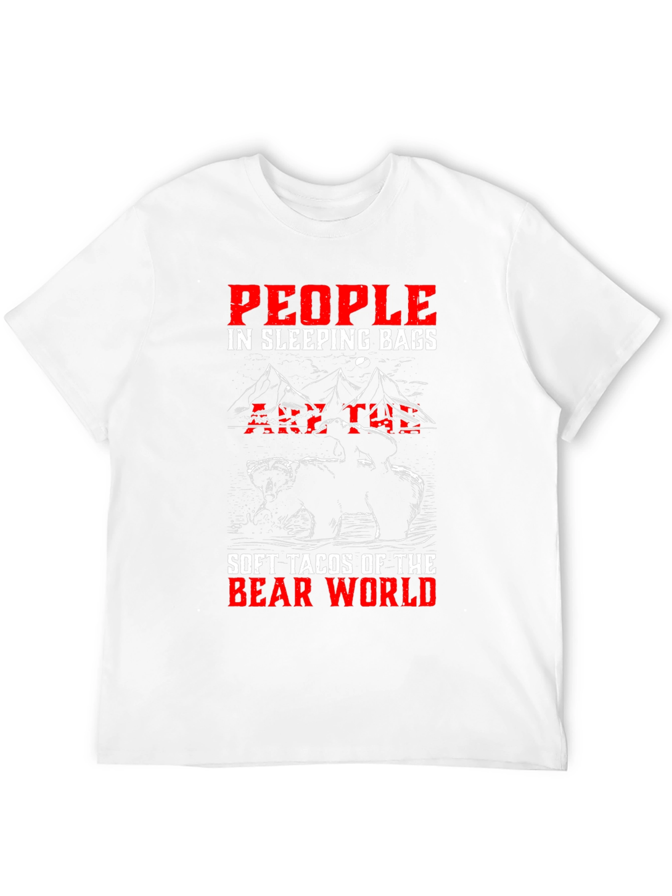 Black Bear World Sleeping Bag T-Shirt view 12