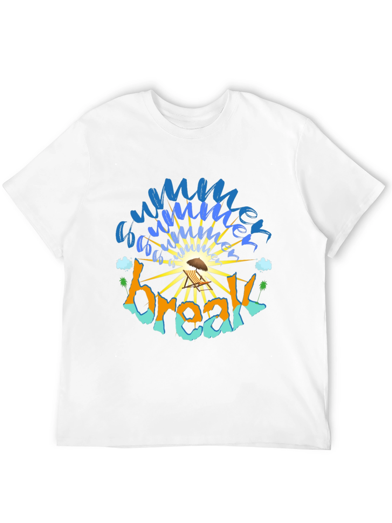 Black Summer Break Graphic Tee view 12