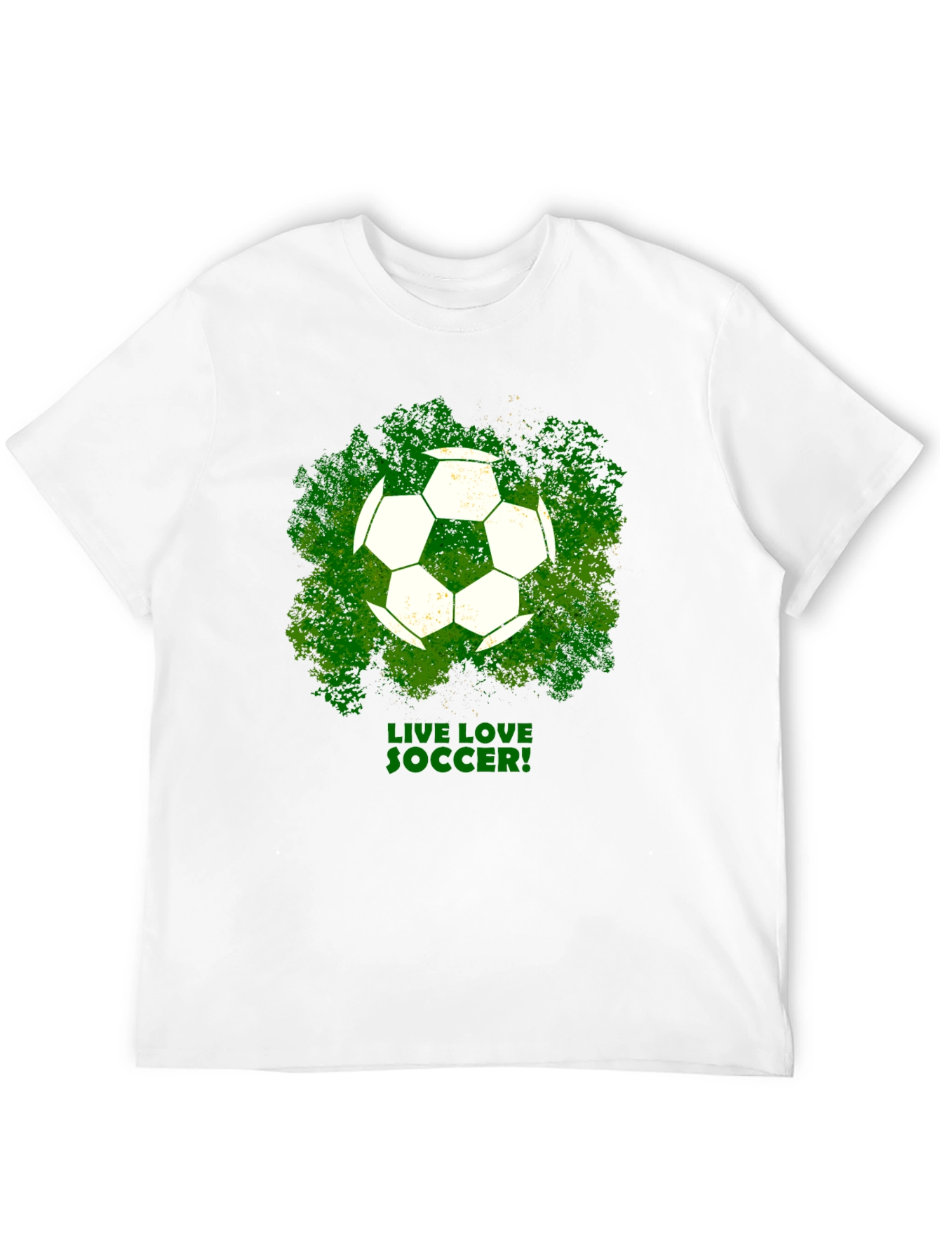 Black Live Love Soccer Graphic T-Shirt view 12