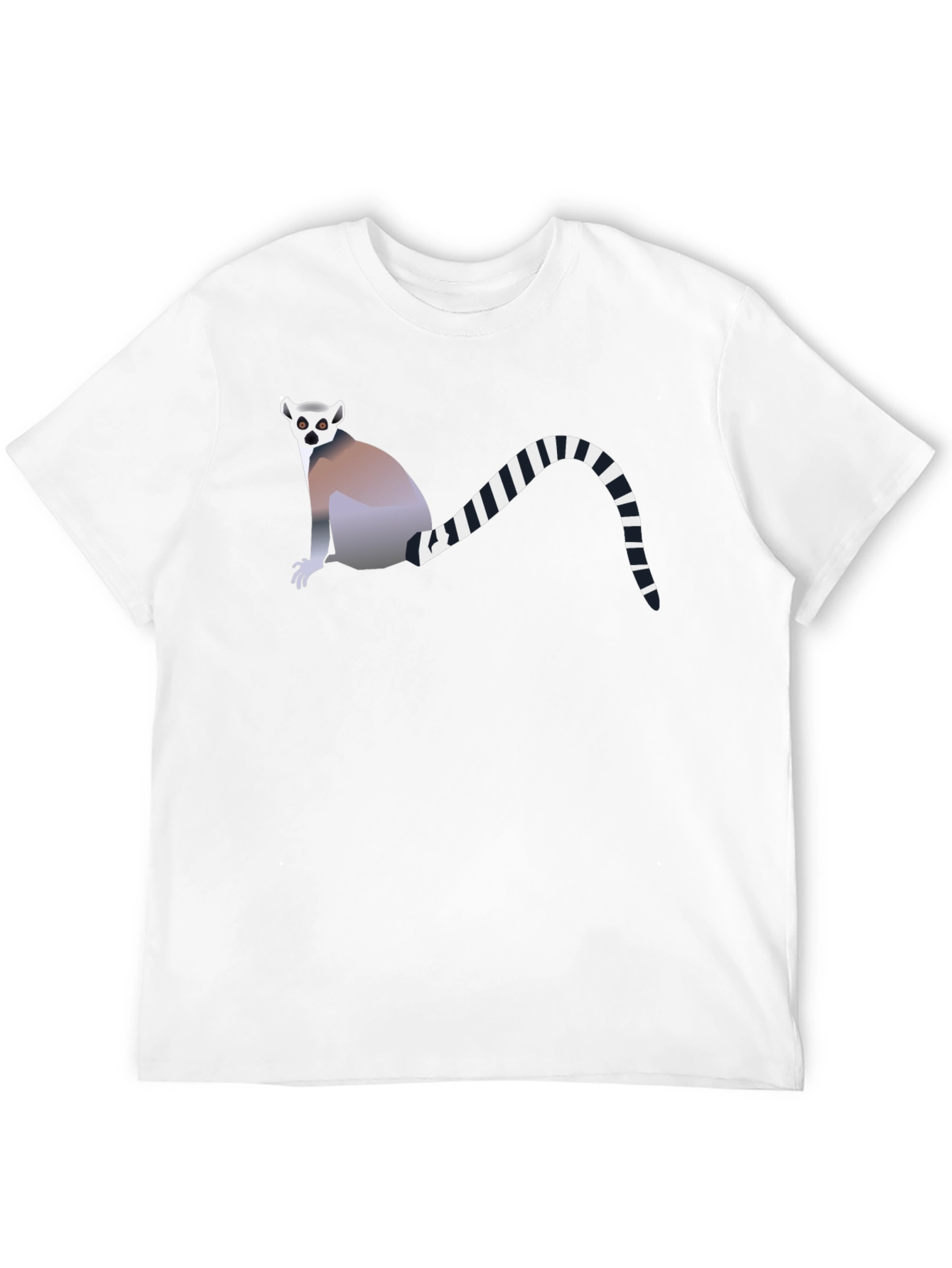 Black Lemur Graphic Tee - Black Cotton Comfort view 12