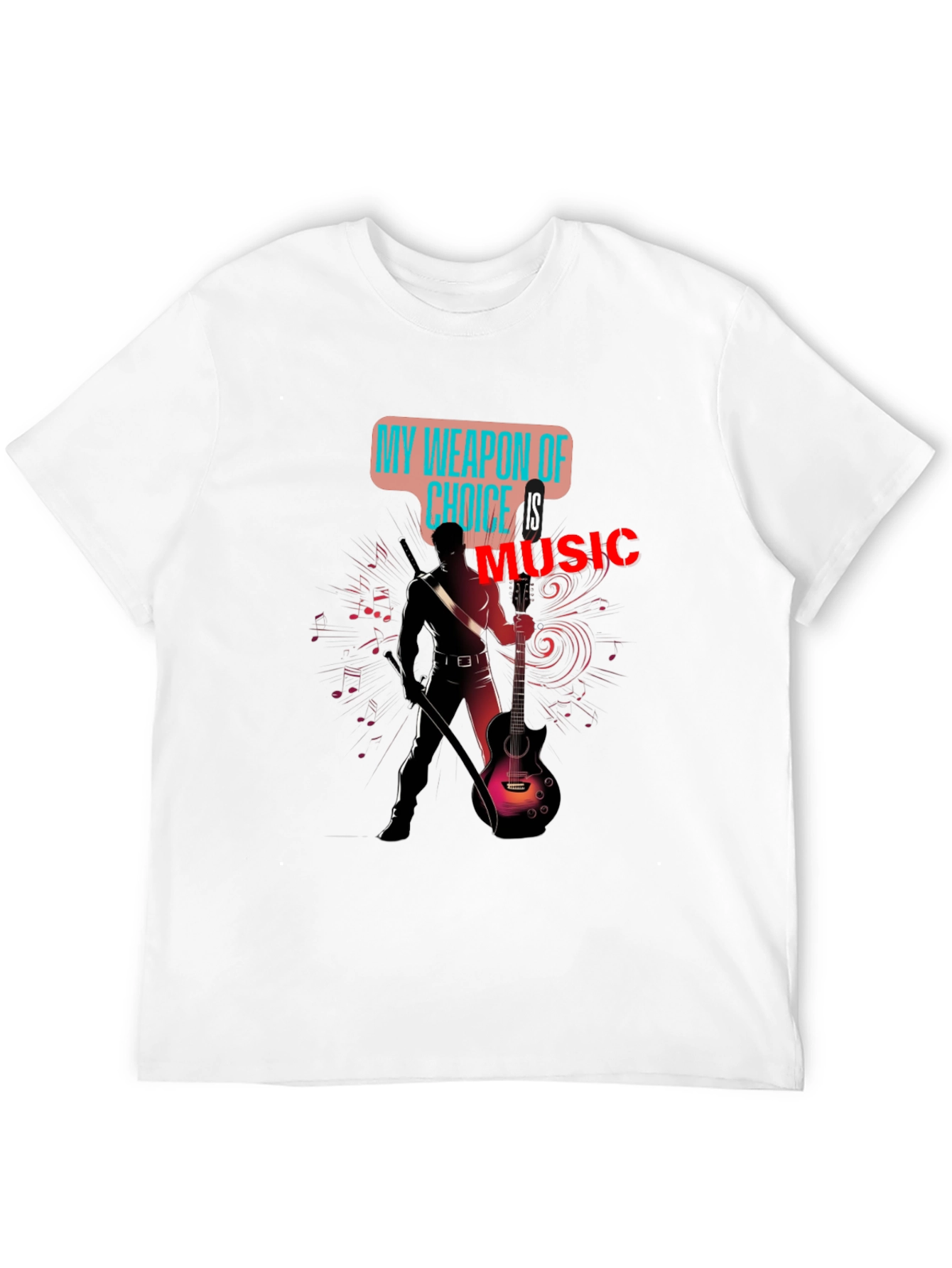 Black Music is My Weapon T-Shirt view 12