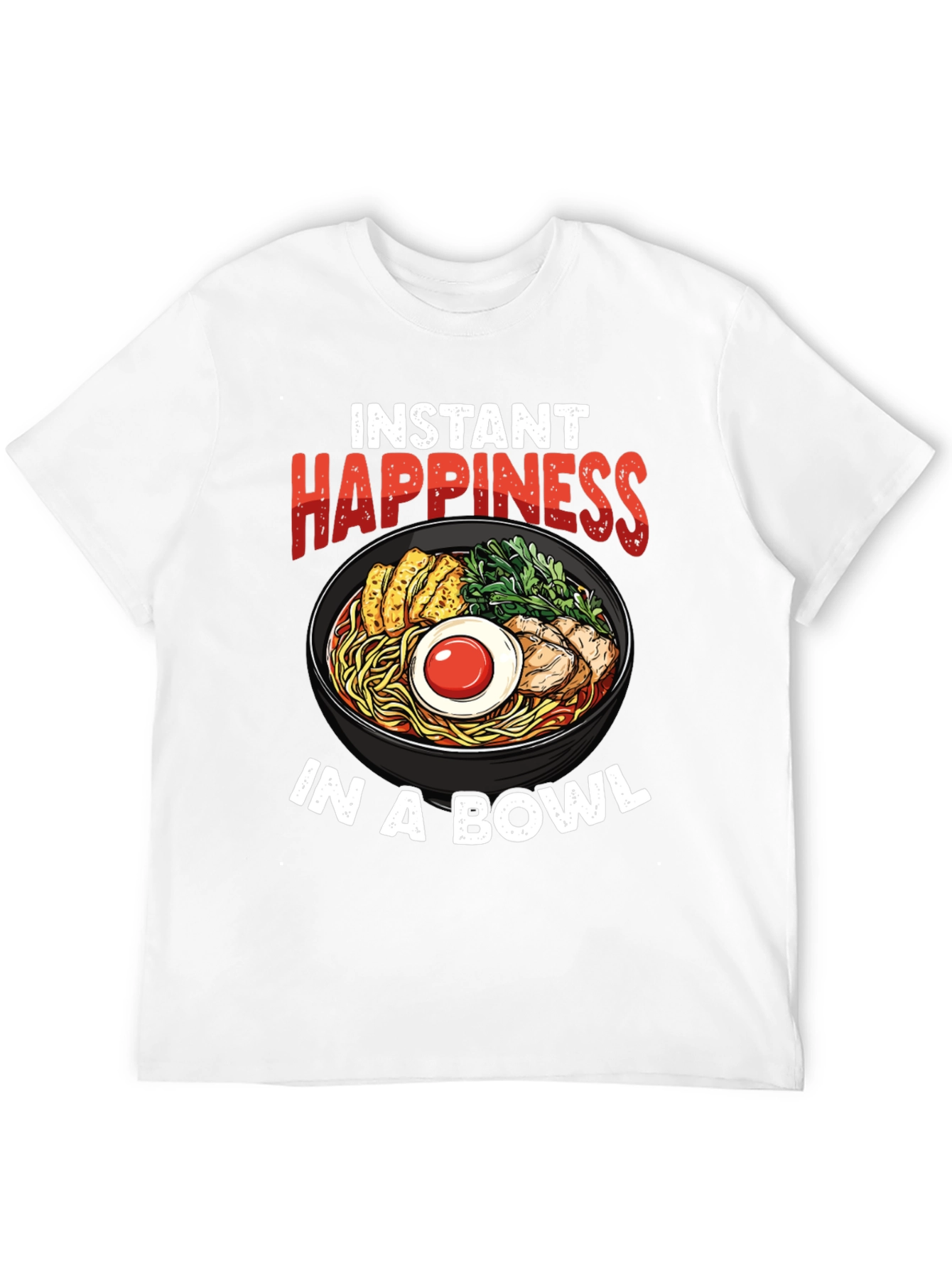 Instant Happiness Ramen Bowl Graphic Tee - 12