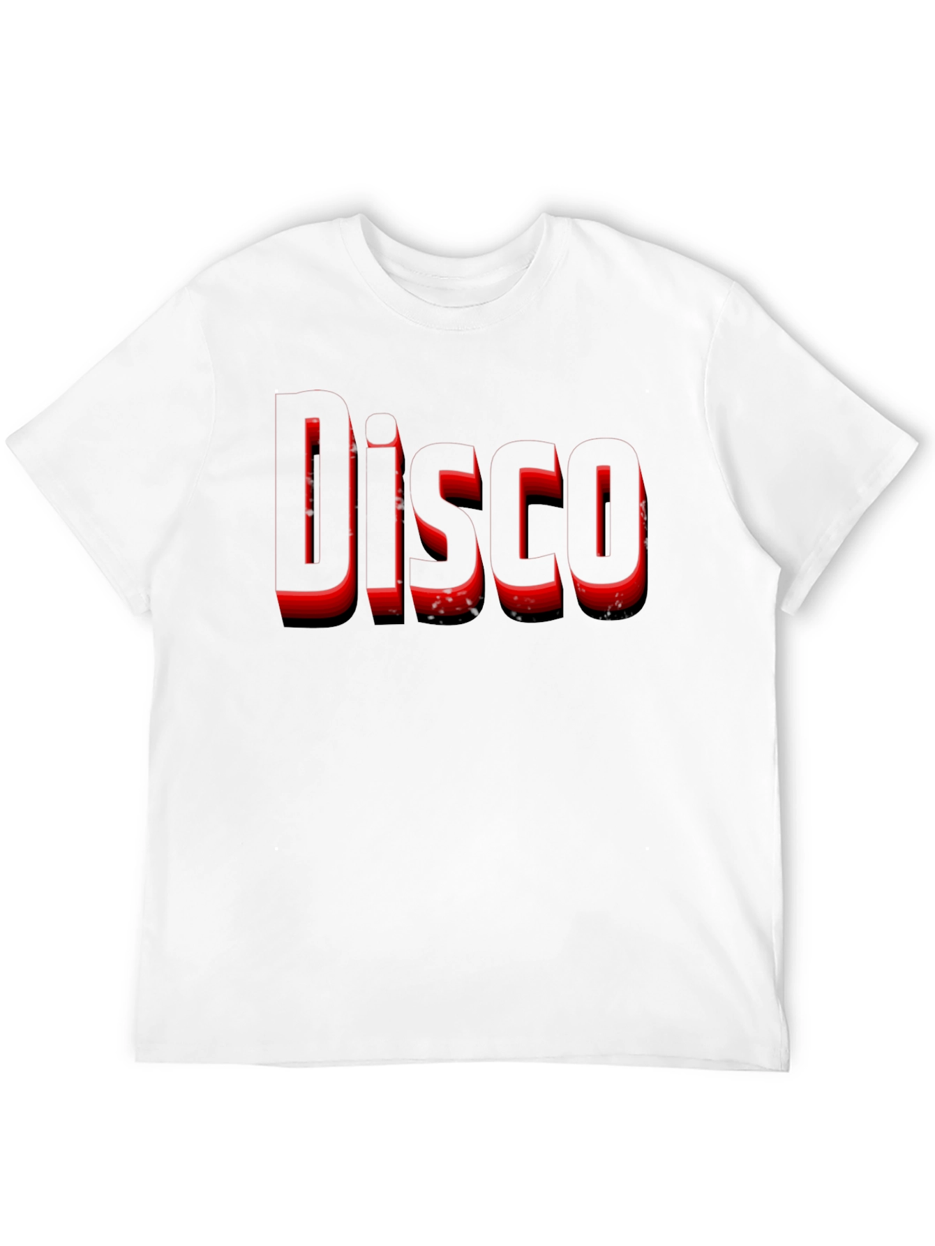 Black Disco Graphic Tee - Retro Party Shirt view 12