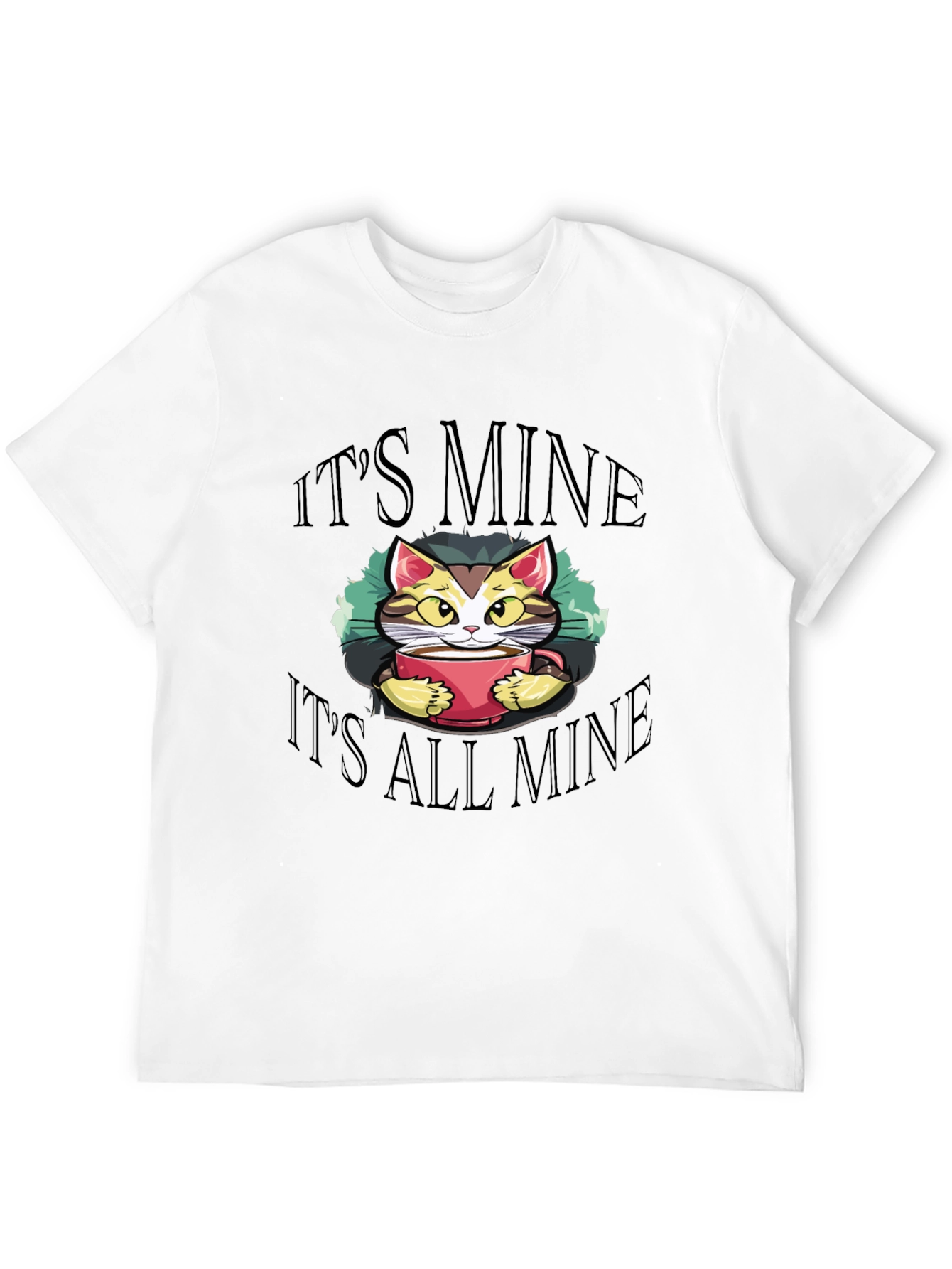 Black It's Mine T-Shirt - Cat Lover Tee view 12