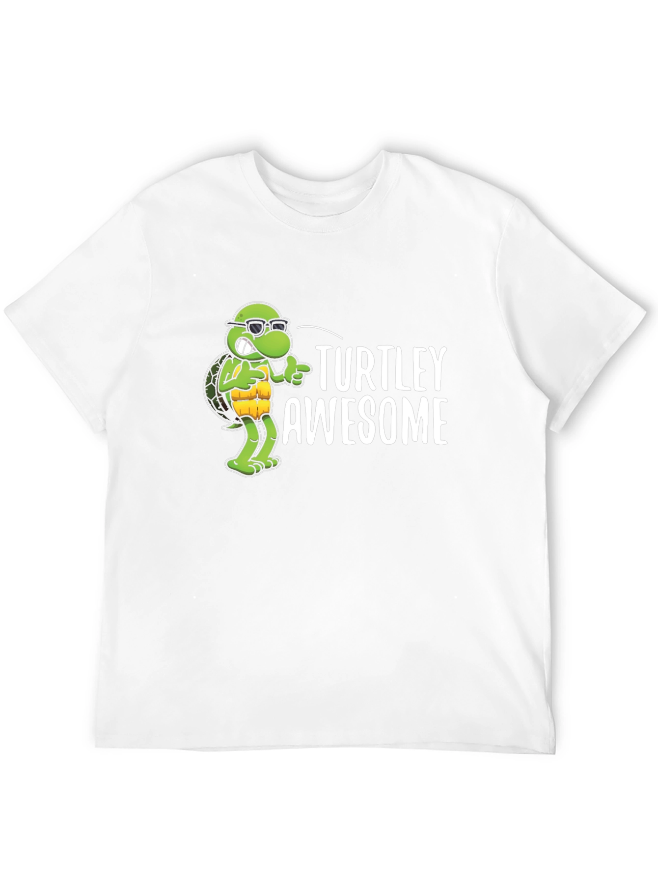 Black Turtley Awesome Black Graphic Tee view 12