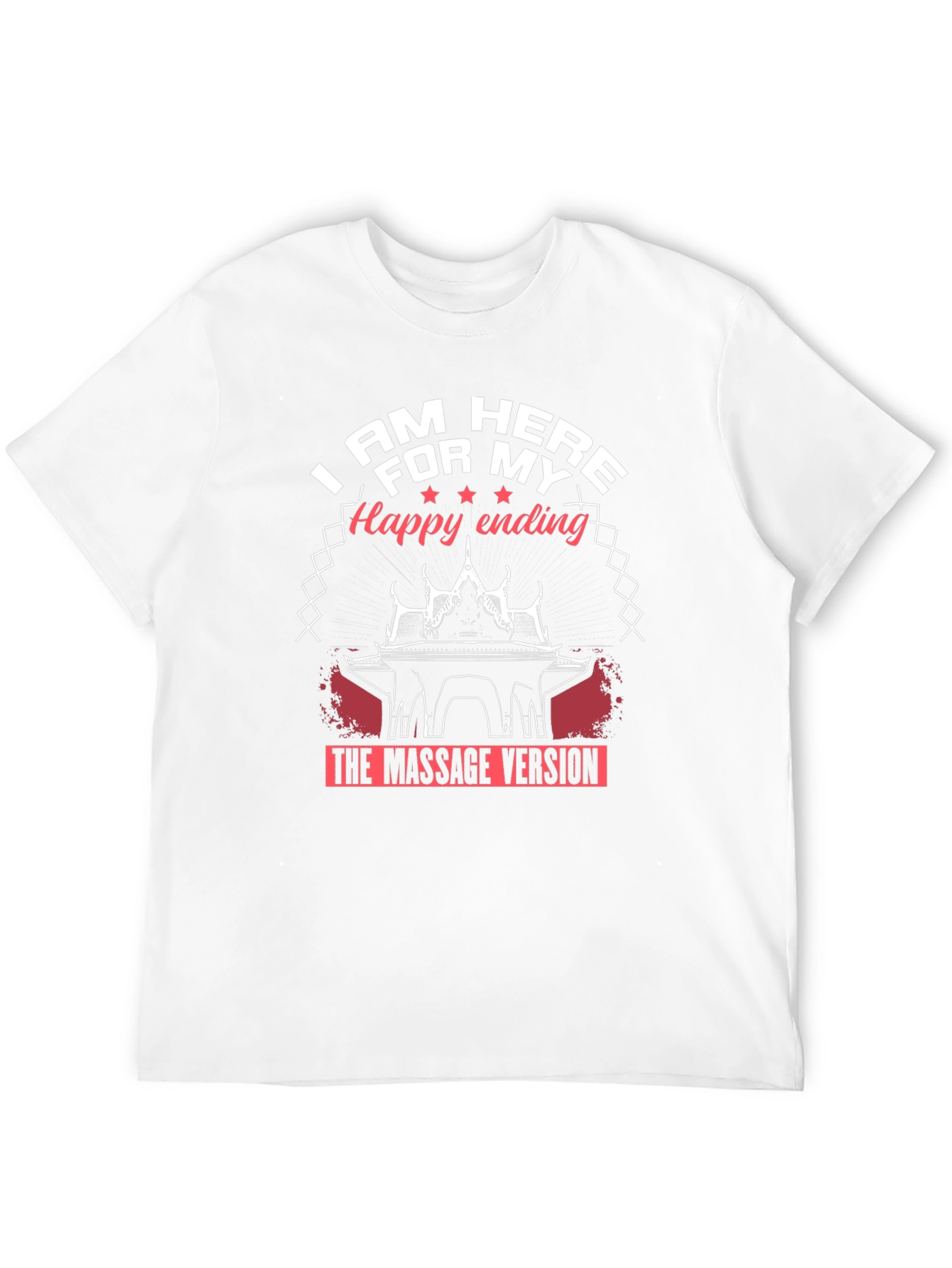 Black Massage Version Happy Ending Graphic Tee view 12