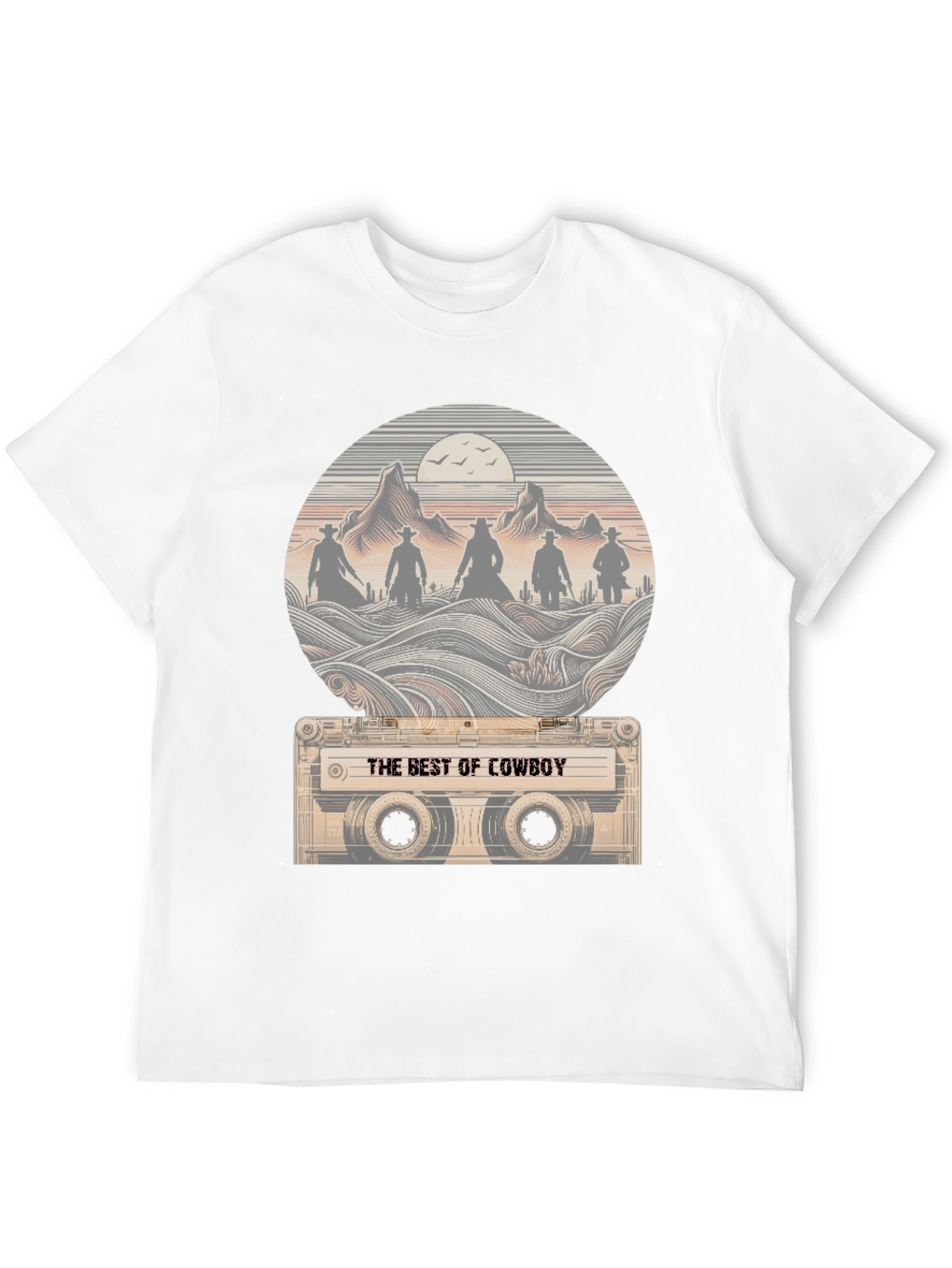 Black Best of Cowboy Graphic T-Shirt view 12