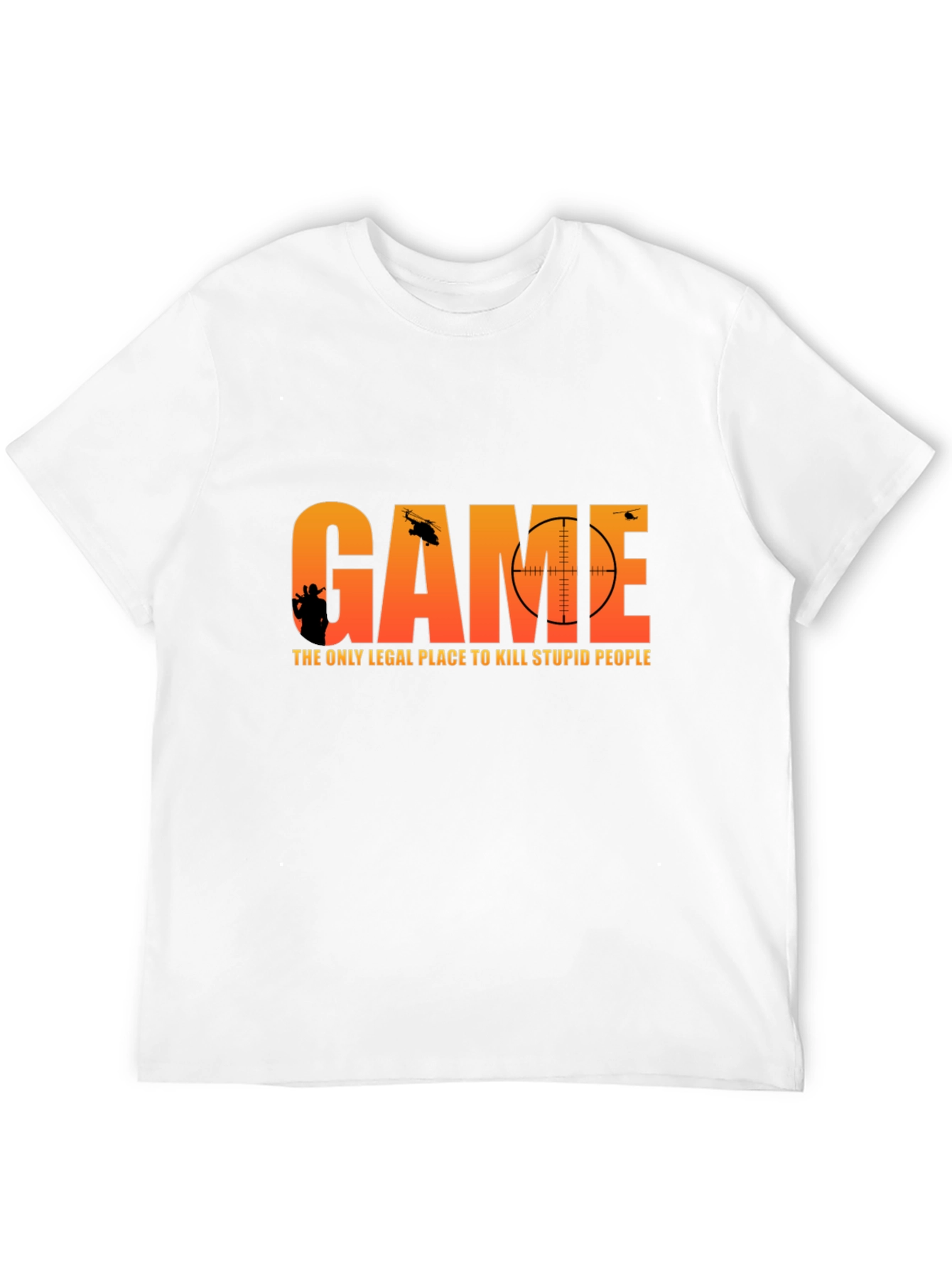 Black Game T-Shirt: The Only Legal Place to Kill Stupid People view 12