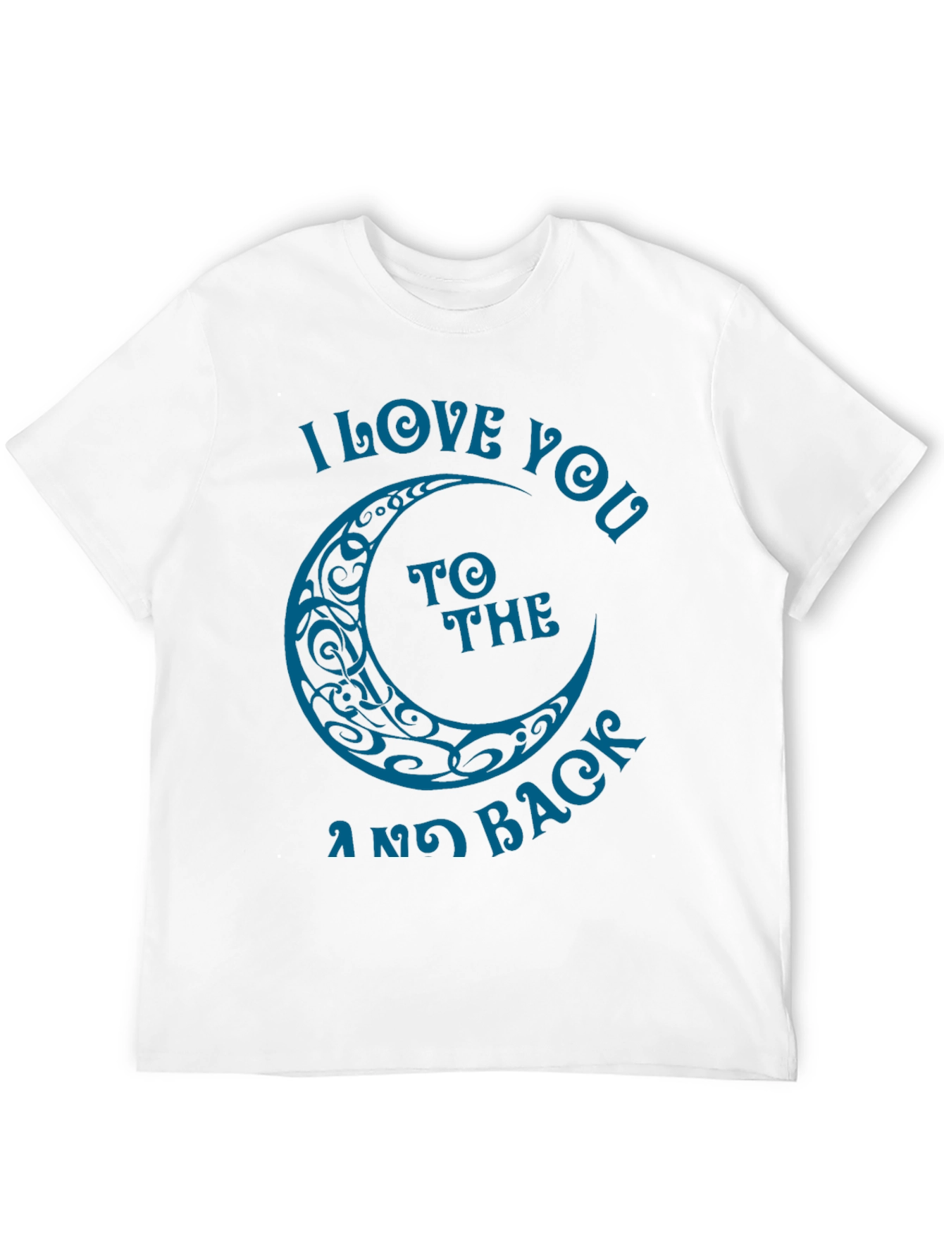 Black I Love You to the Moon and Back Graphic Tee view 12