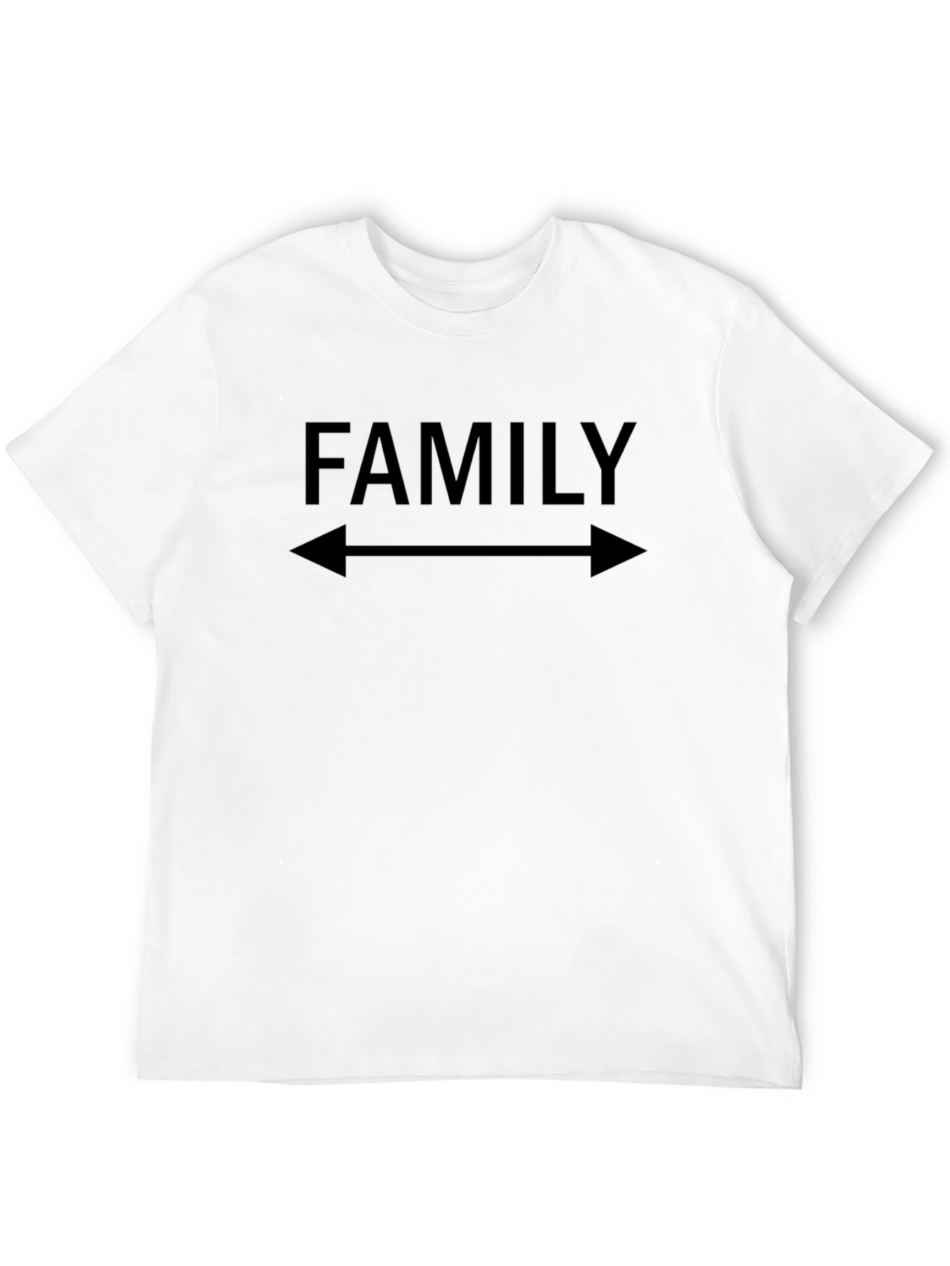 Black Family Arrow Graphic T-Shirt - Mens Black Tee view 12