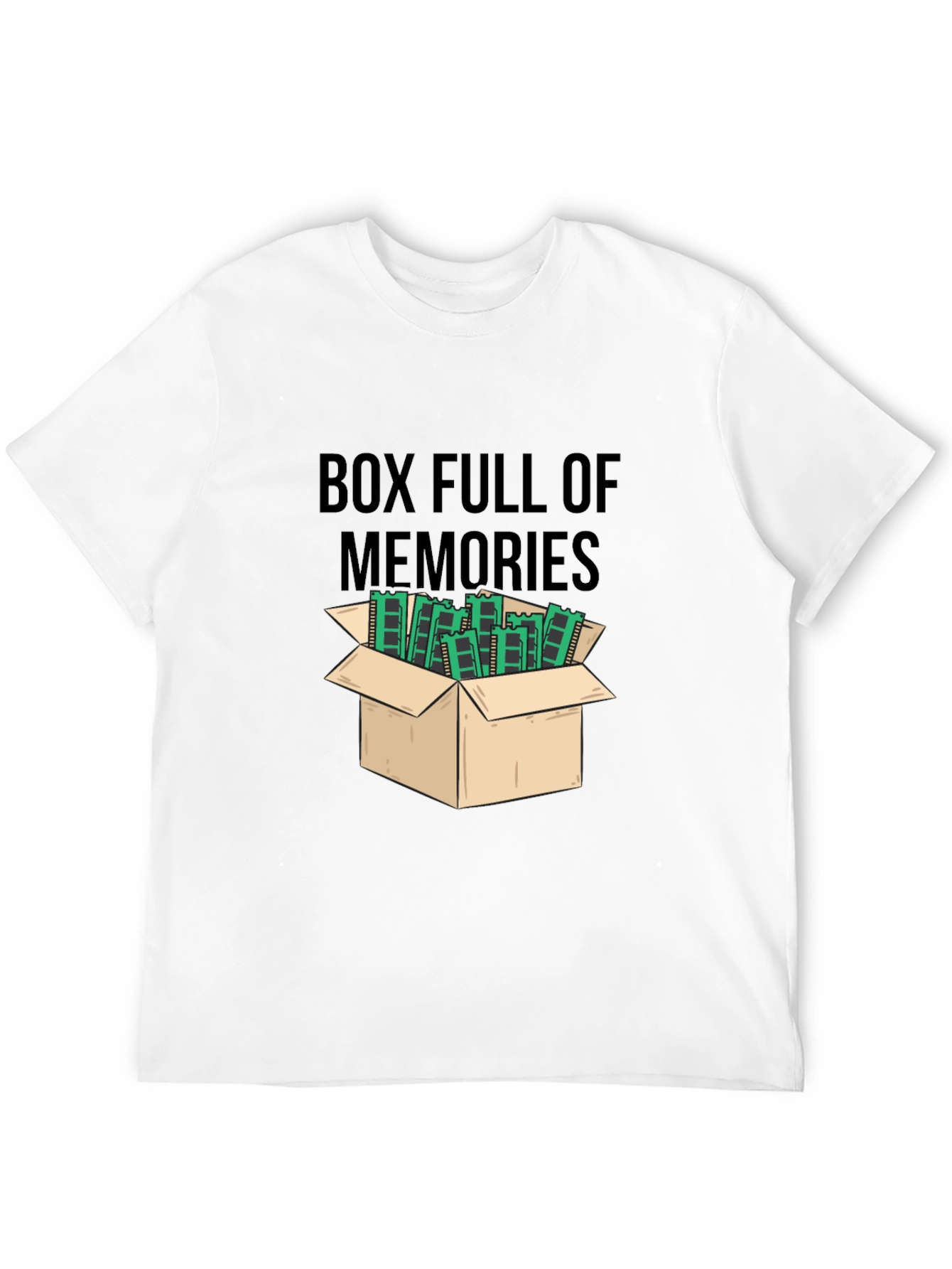 Black Box Full of Memories T-Shirt - Fun Novelty Tee view 12