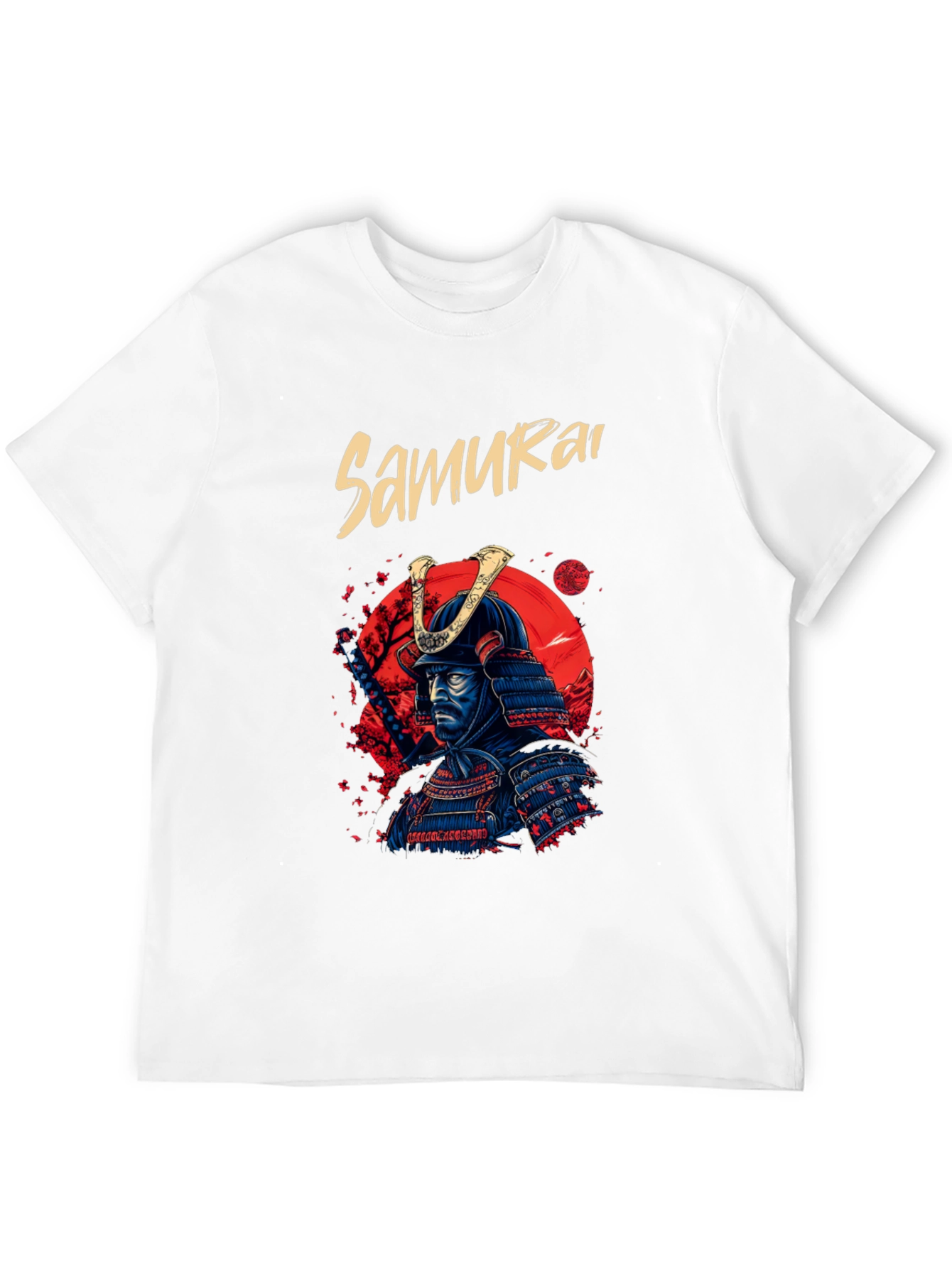 Black Samurai Warrior T-Shirt - Cool Graphic Tee view 12