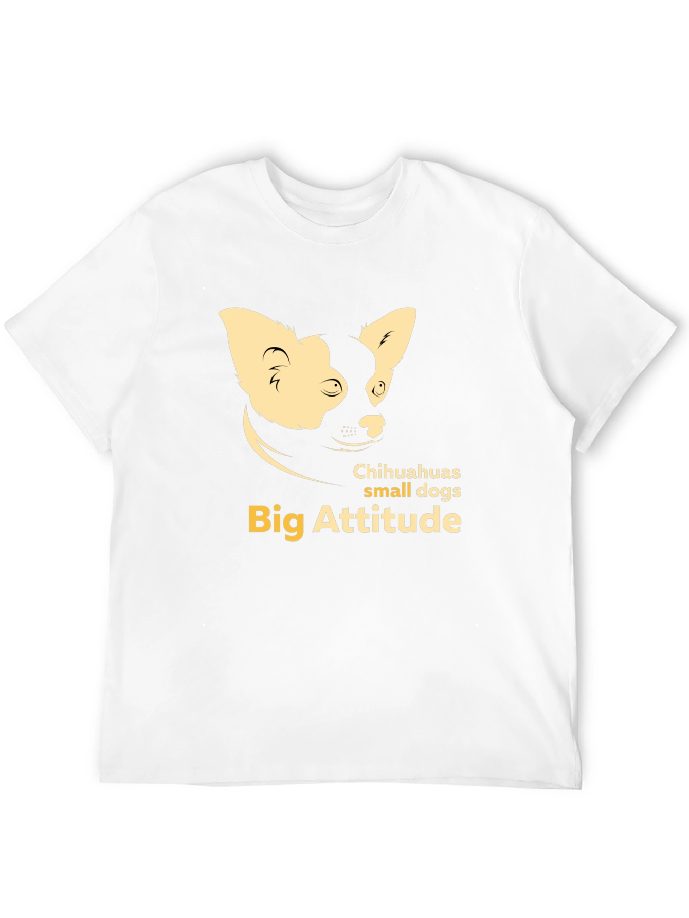 Black Chihuahua "Big Attitude" Graphic Tee view 12