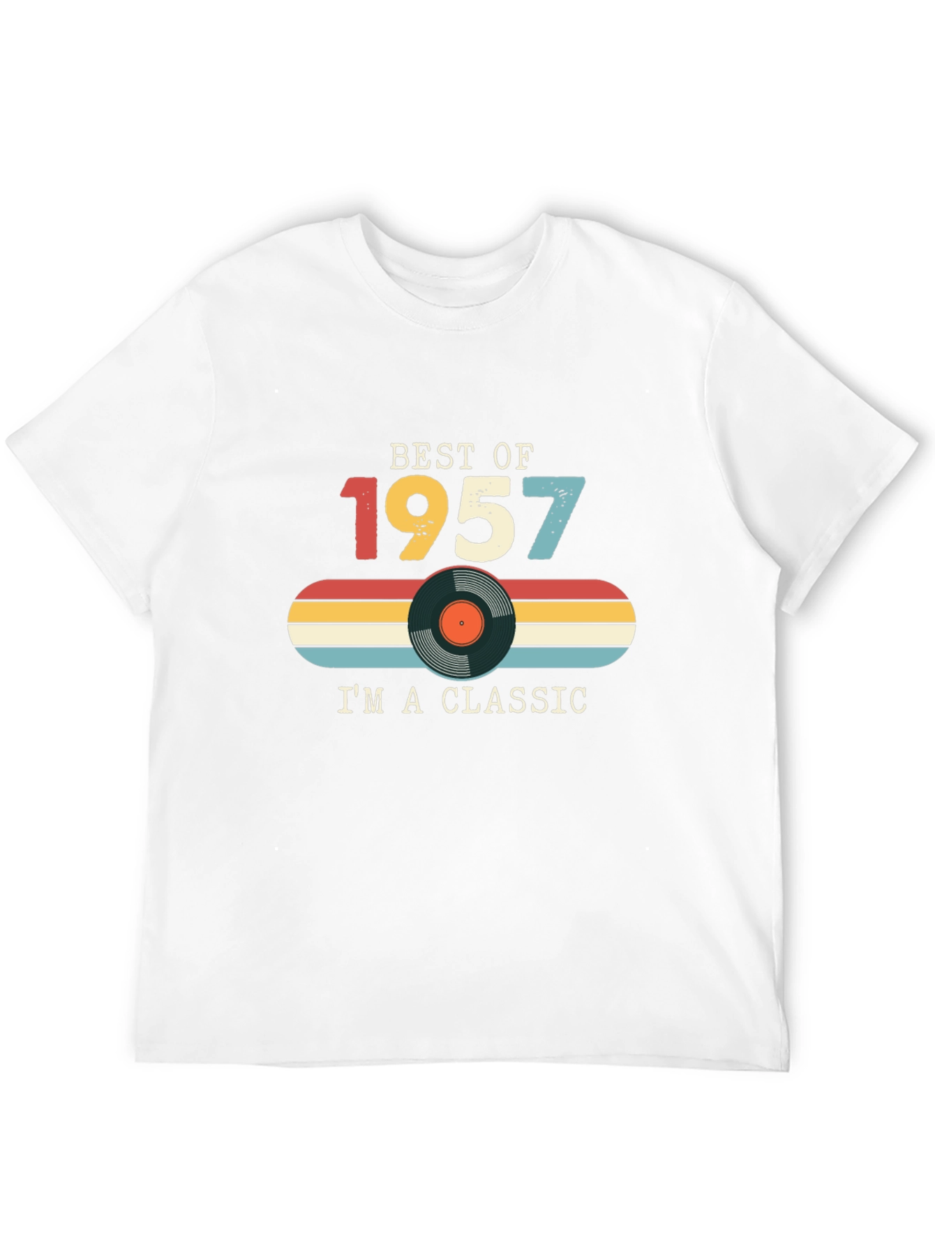 Black Best of 1957 Classic T-Shirt view 12