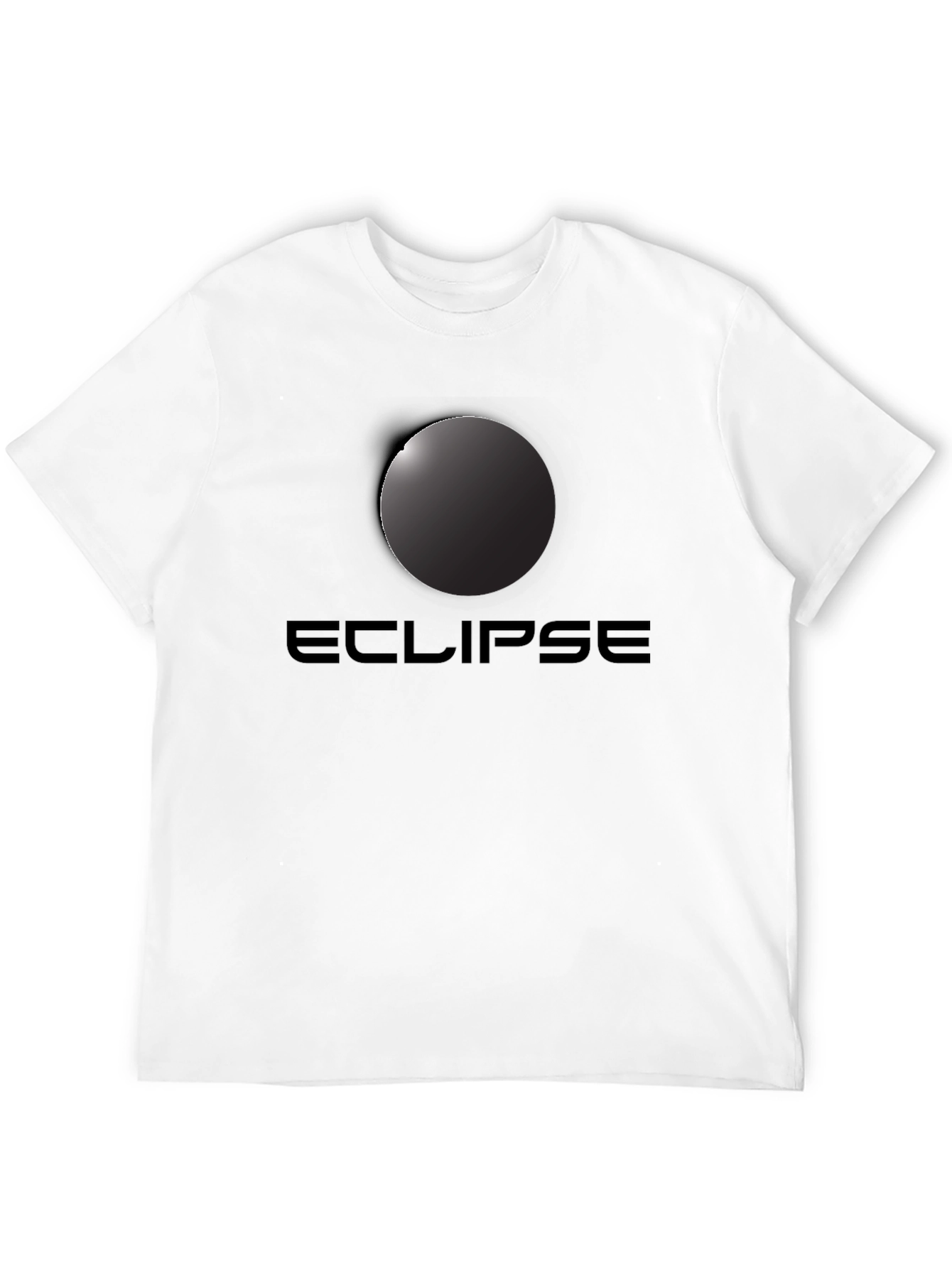 Black Eclipse Graphic Tee - Stylish Black T-Shirt view 12