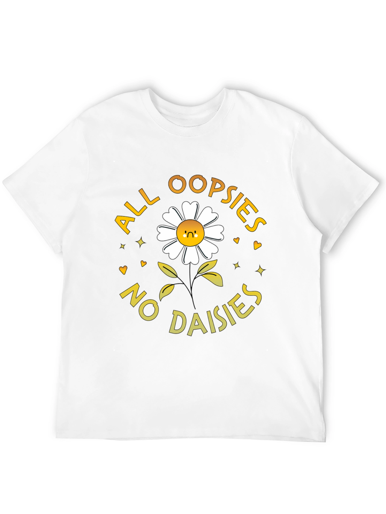 Black All Oopsies No Daisies Graphic T-Shirt view 12