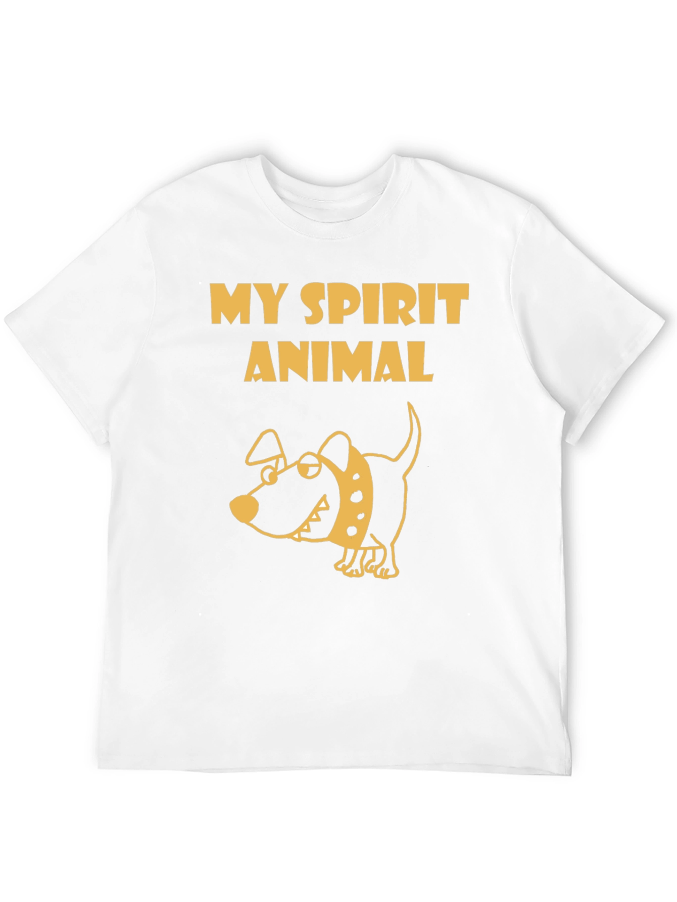 Black My Spirit Animal Dog T-Shirt - Black view 12