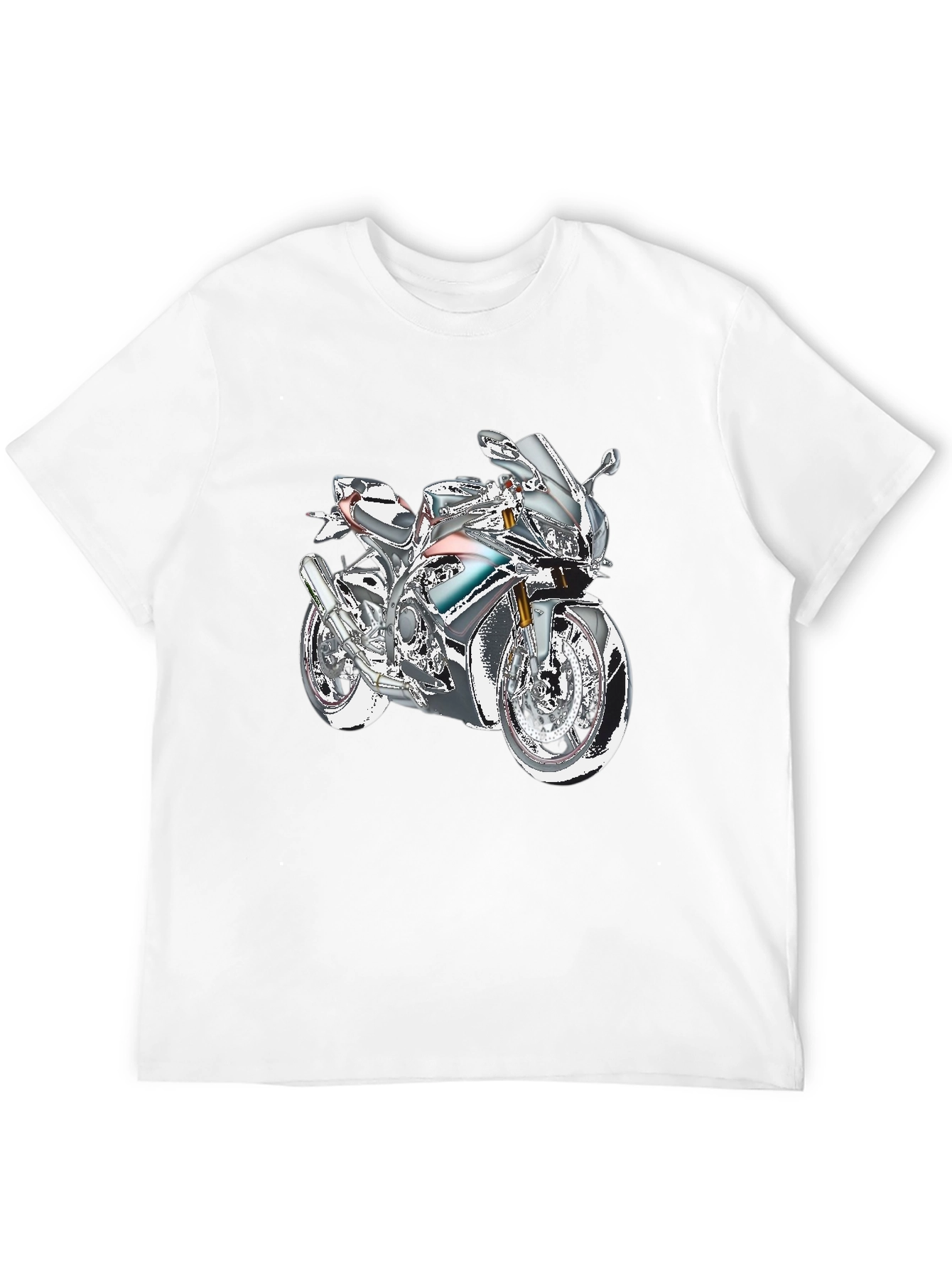 Black Motorcycle Graphic Tee - Ride in Style view 12
