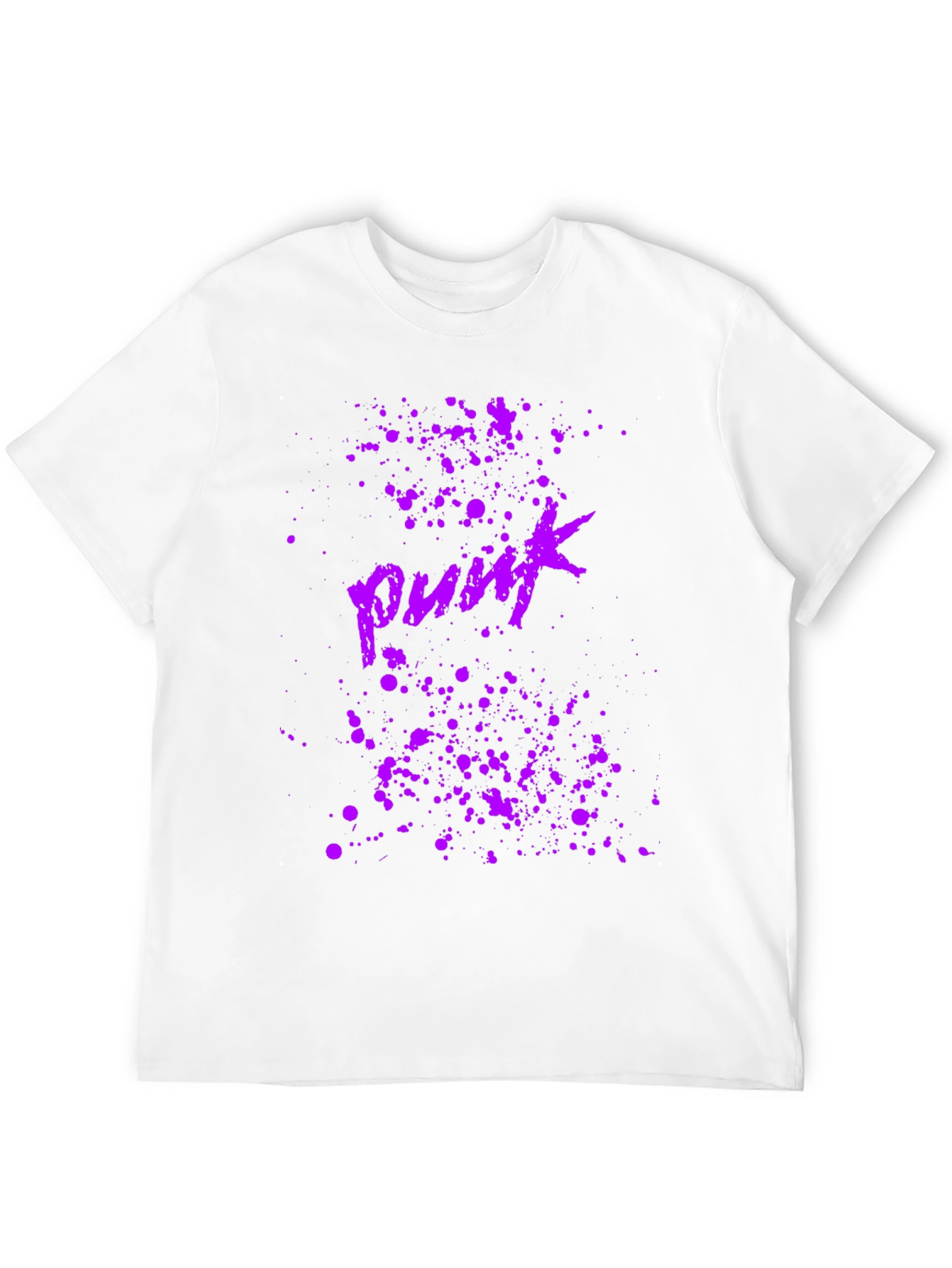 Black Punk Splatter Graphic Tee view 12