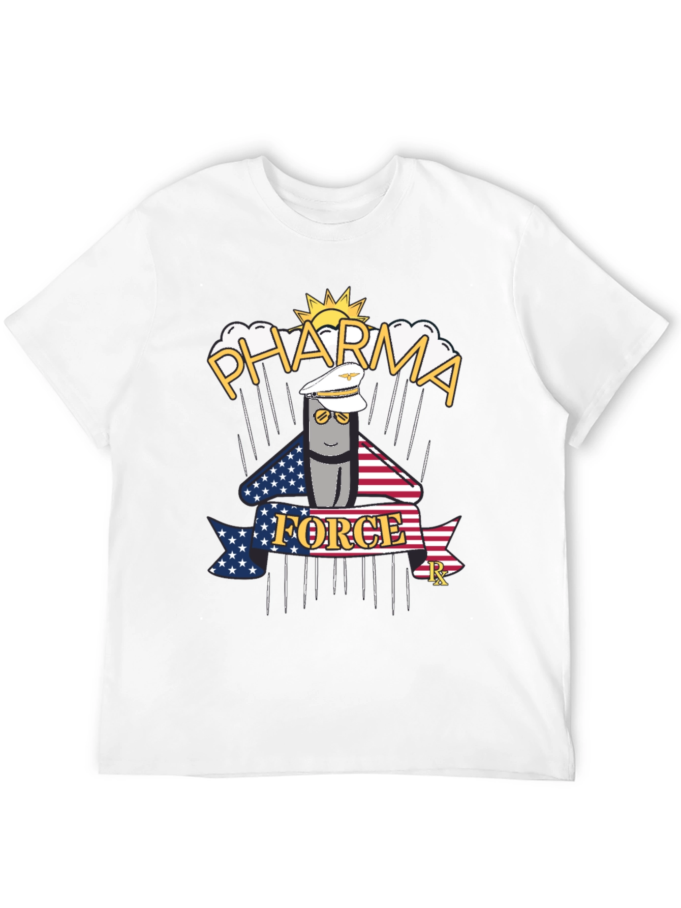 Black Pharma Force Graphic T-Shirt - Black view 12
