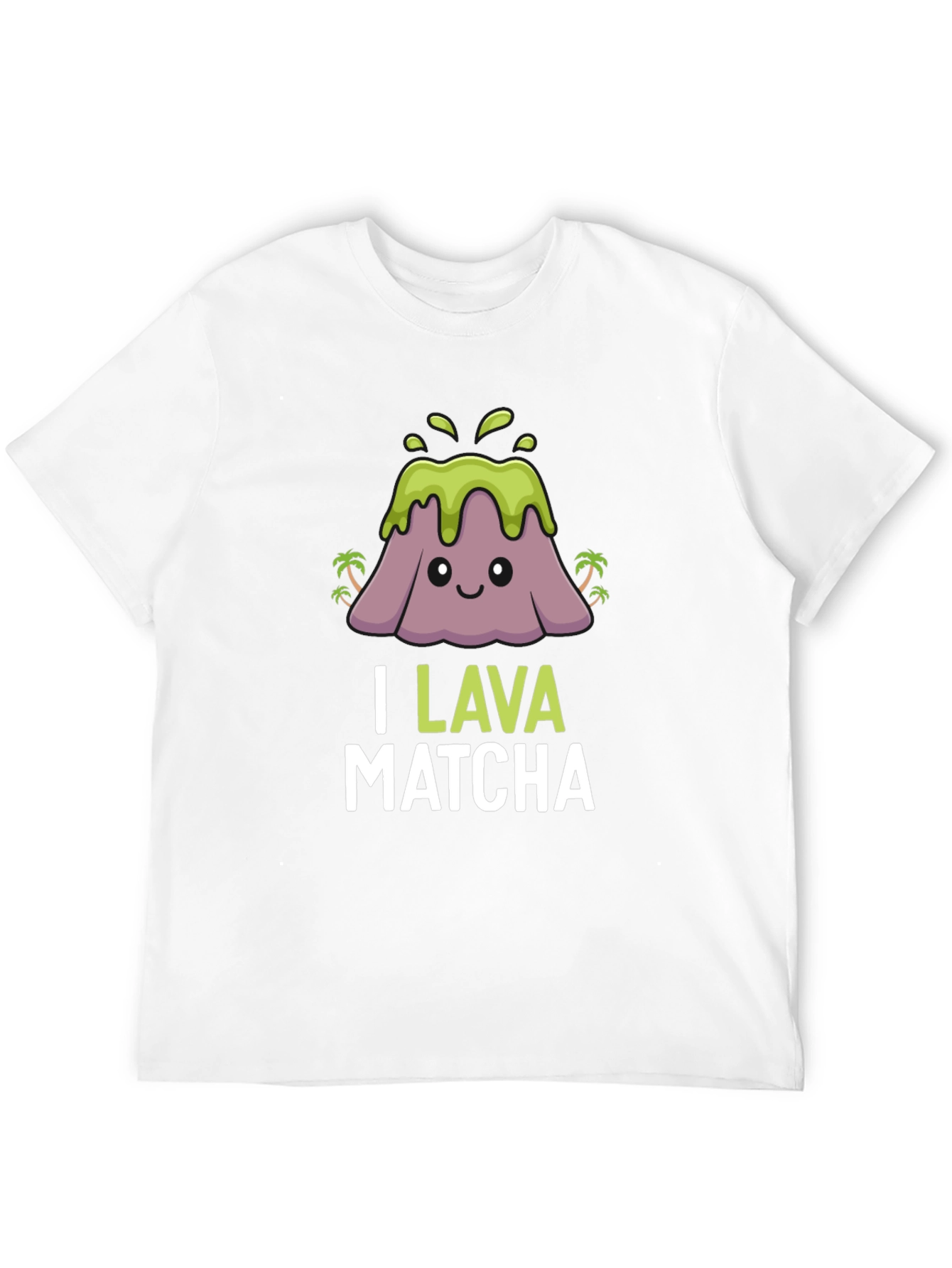 Black I Lava Matcha T-Shirt - Cute Kawaii Volcano Tee view 12