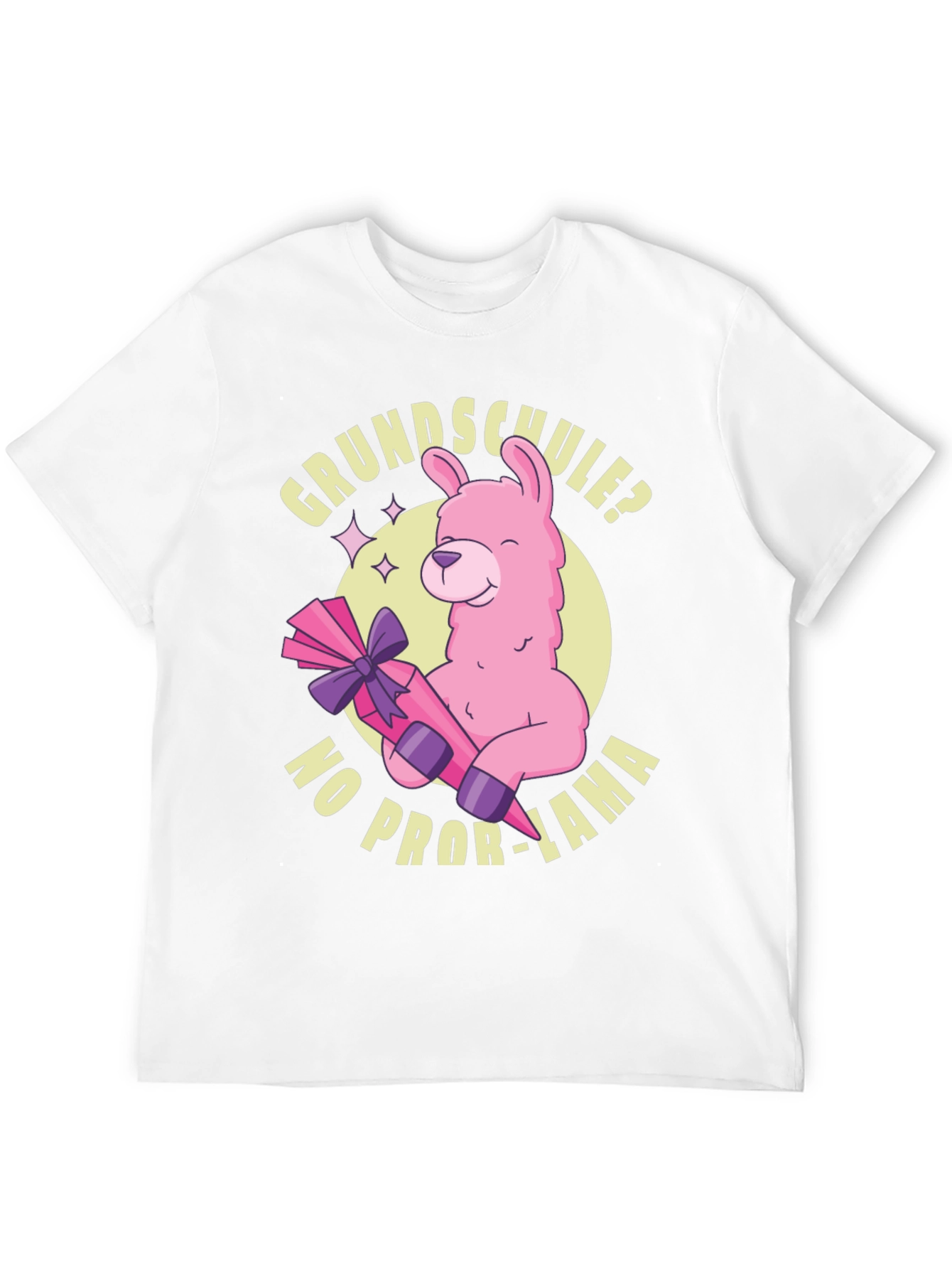 Black Grundschule? No Prob-Lama Graphic T-Shirt view 12