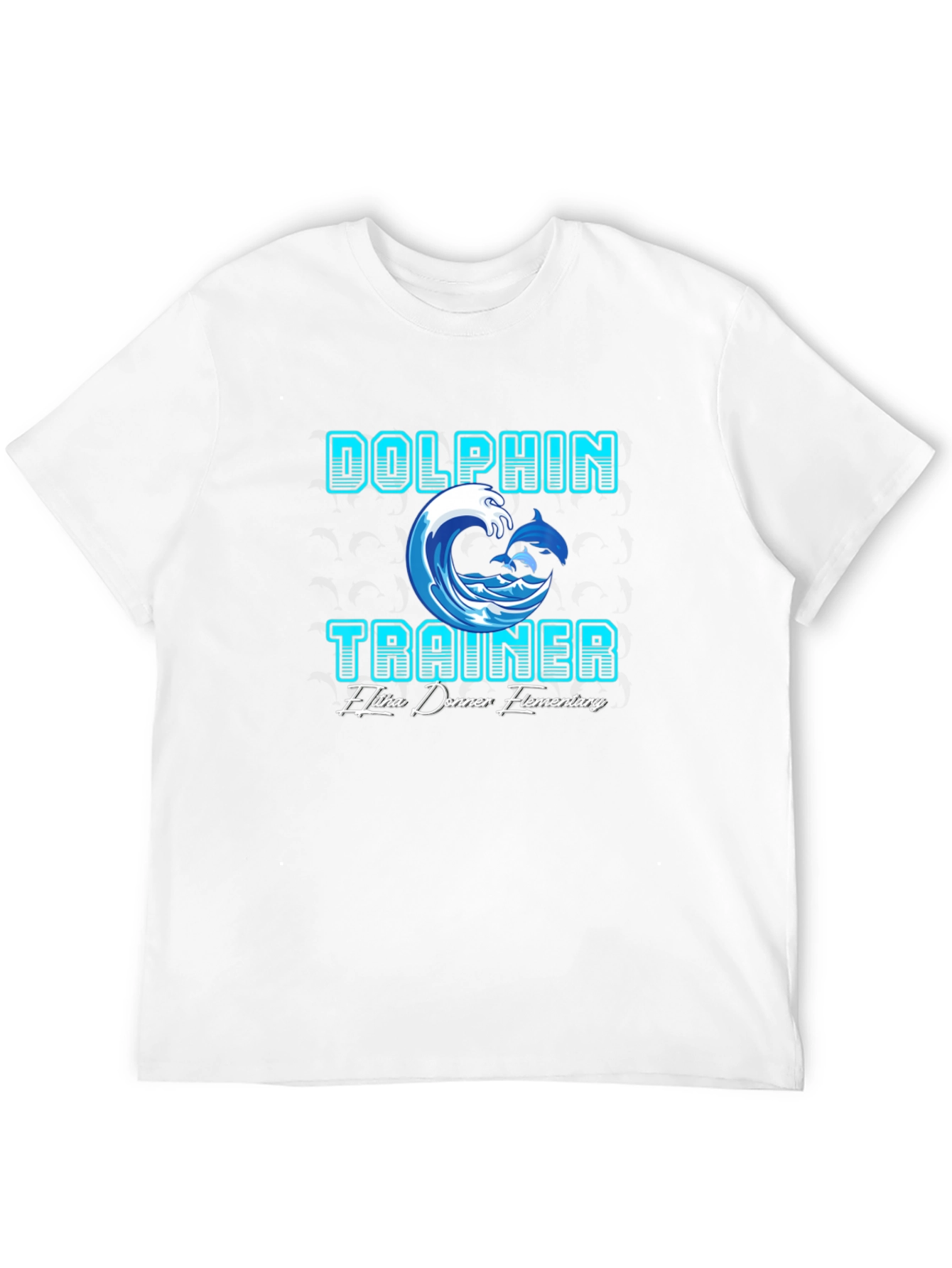 Black Dolphin Trainer T-Shirt - Elitha Donner Elementary view 12