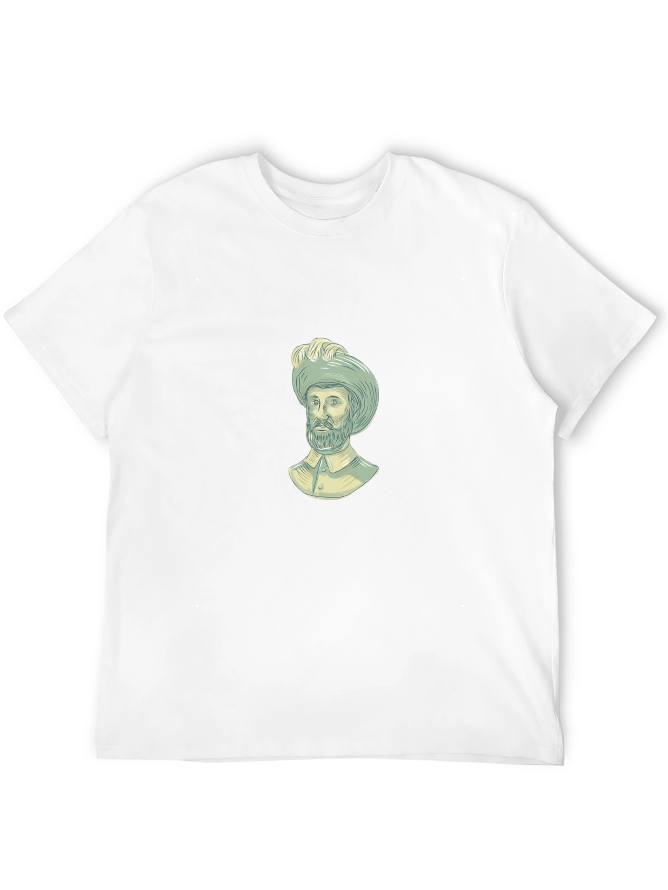 Vintage Portrait Graphic T-Shirt - Soft Cotton Blend - 12