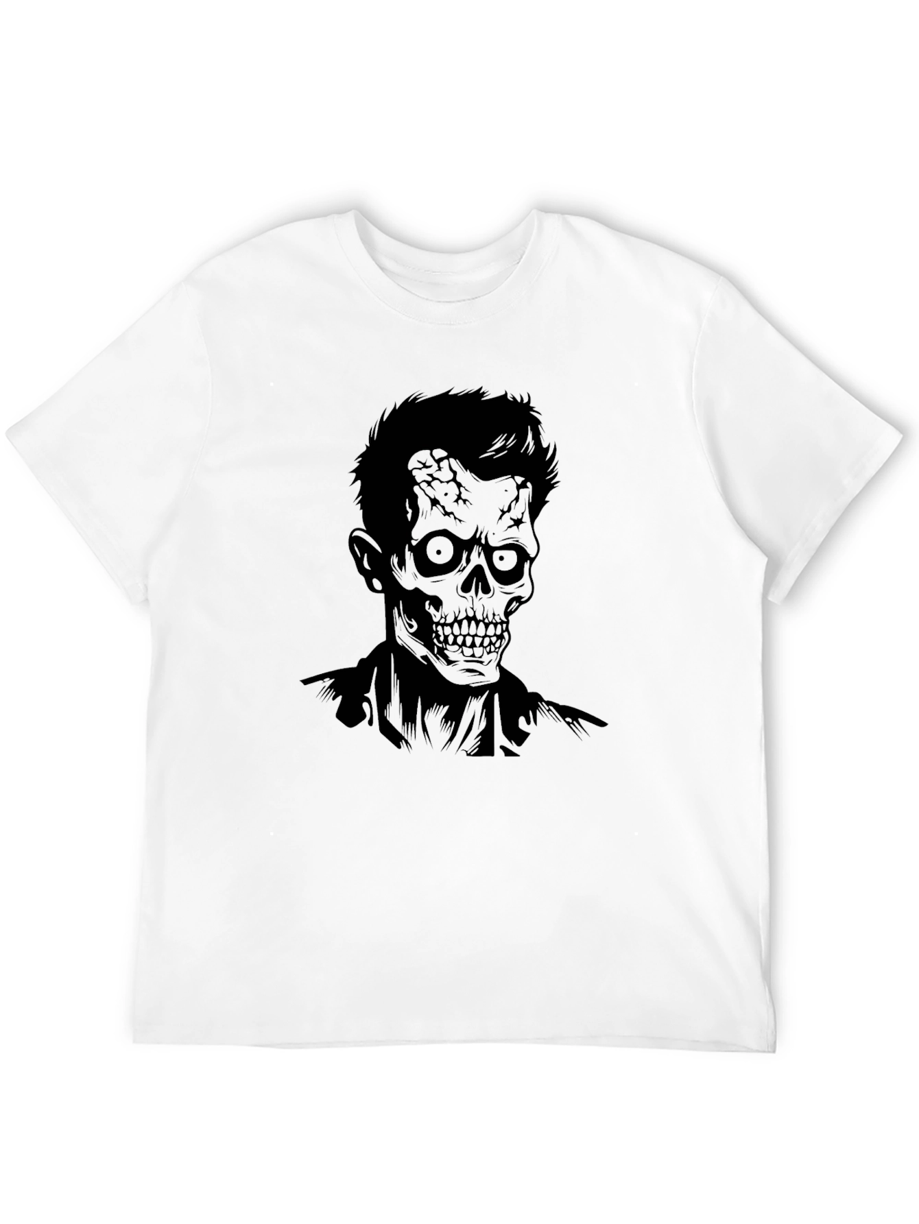 Black Zombie Graphic Black T-Shirt view 12