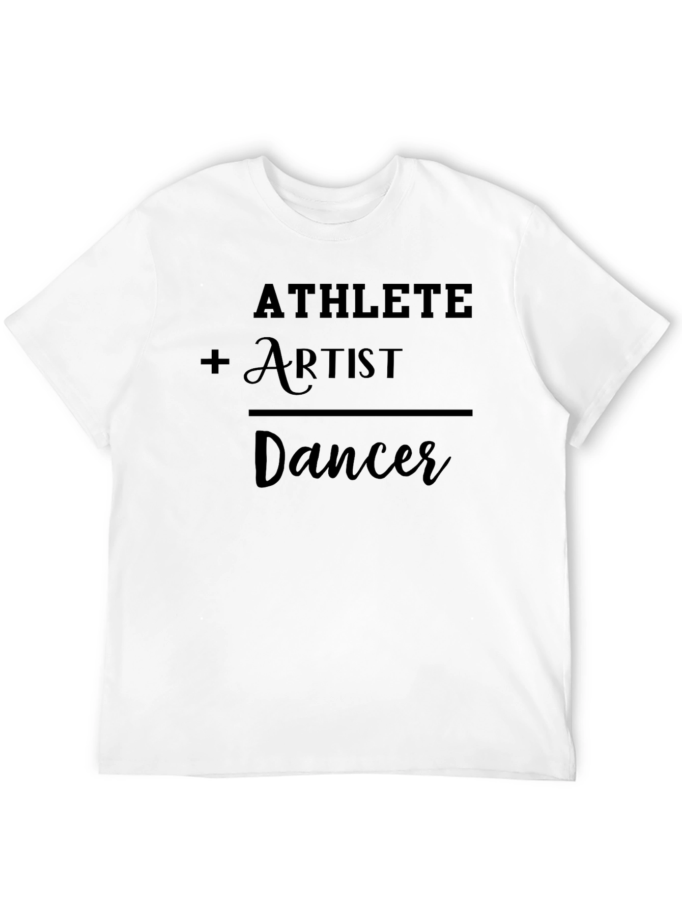 Black Athlete Artist Dancer Black Graphic Tee view 12