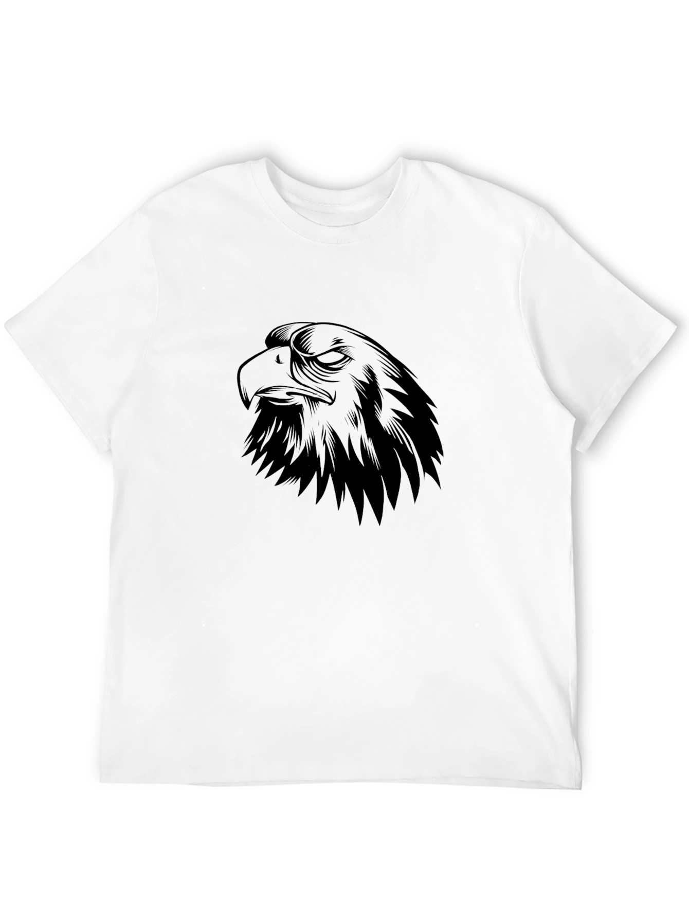 Black Black Eagle Graphic Tee - Mens Casual Shirt view 12