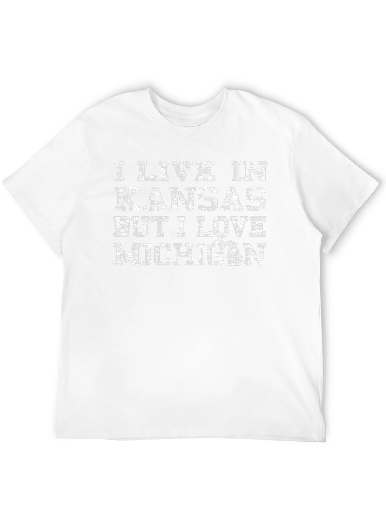 Black Kansas Resident Michigan Lover T-Shirt view 12
