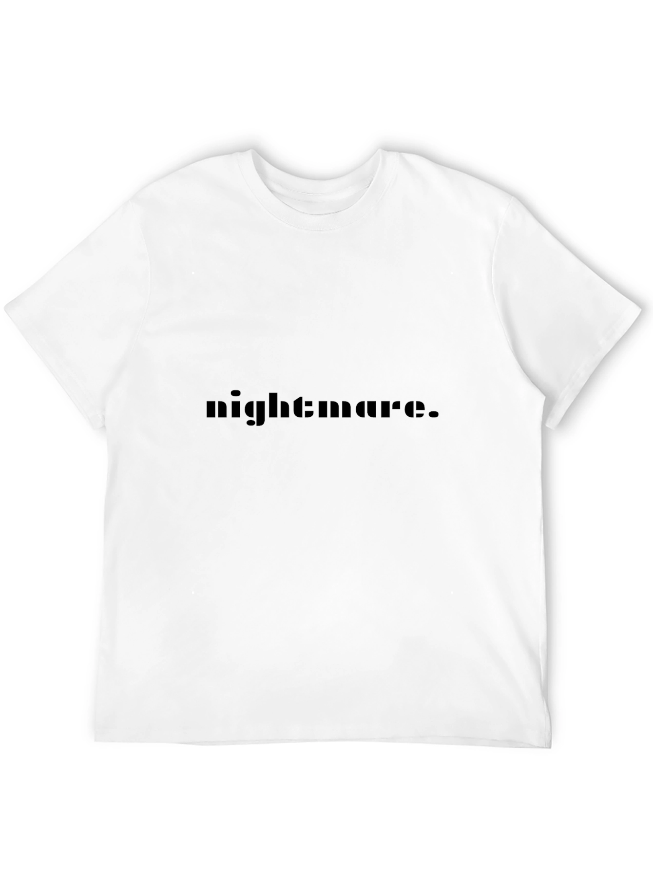 Black Nightmare Graphic Tee - Black Cotton Blend view 12