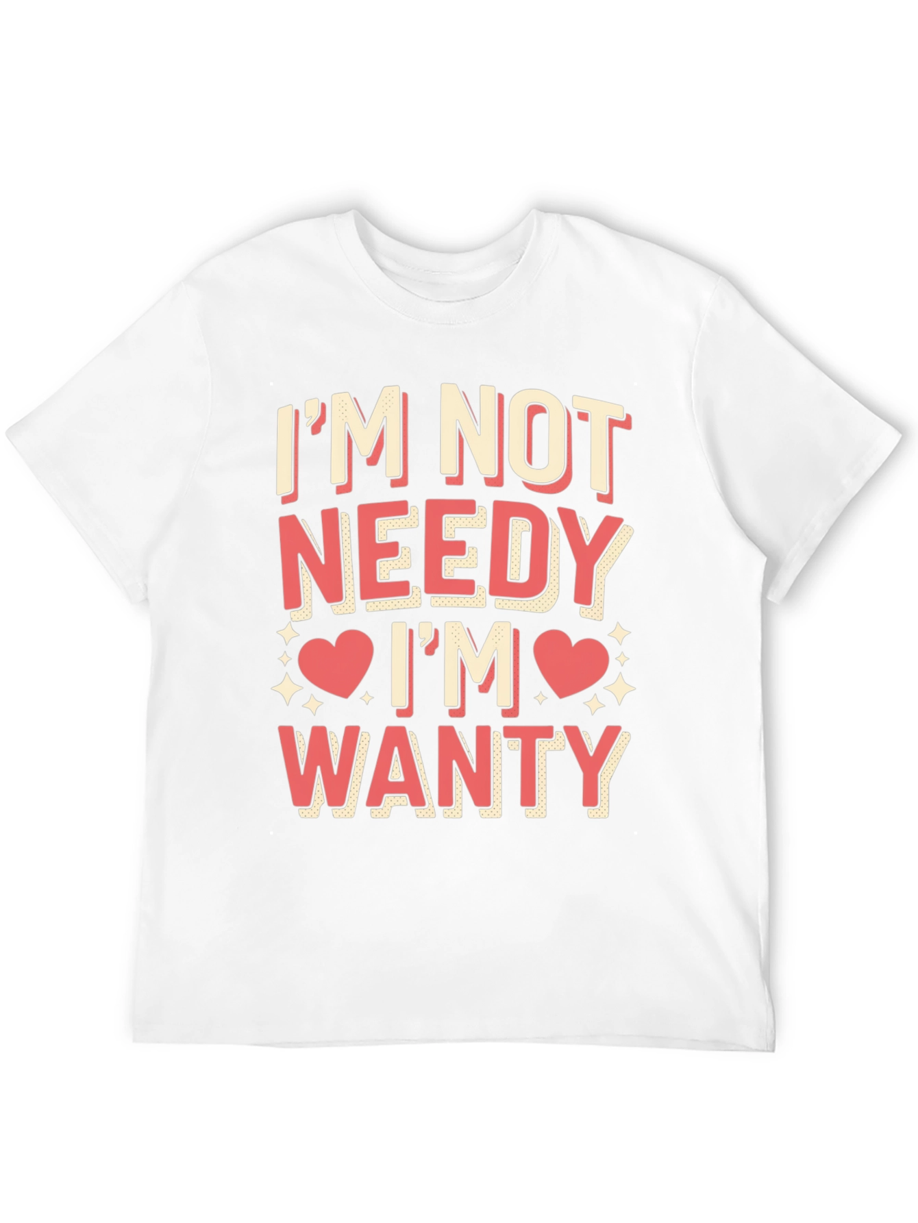 Black I'm Not Needy I'm Wanty Graphic Tee view 12