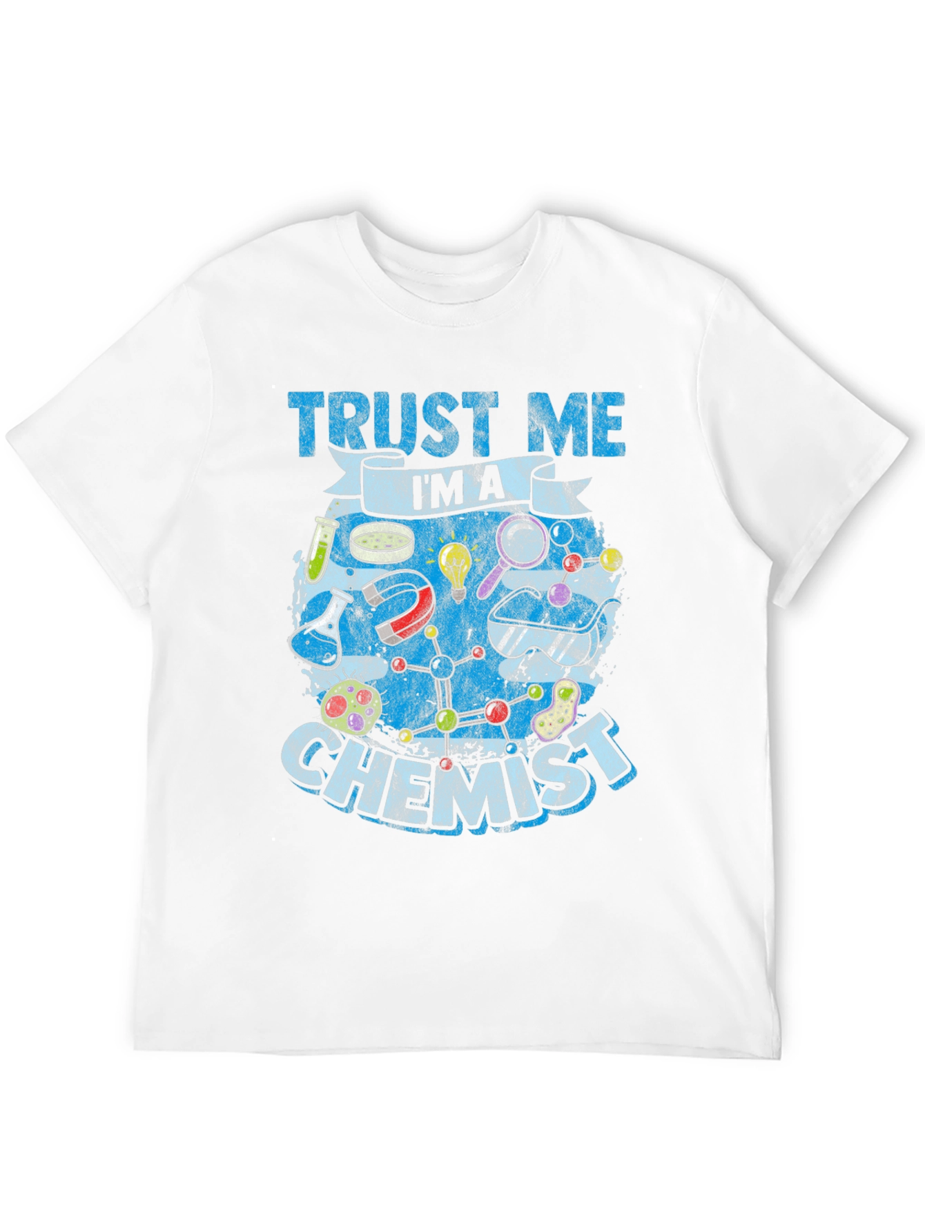Black Trust Me I'm A Chemist T-Shirt view 12