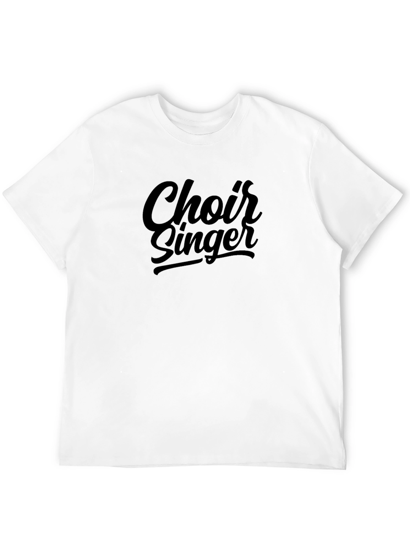 Black Choir Singer Graphic T-Shirt - Soft Cotton Blend view 12