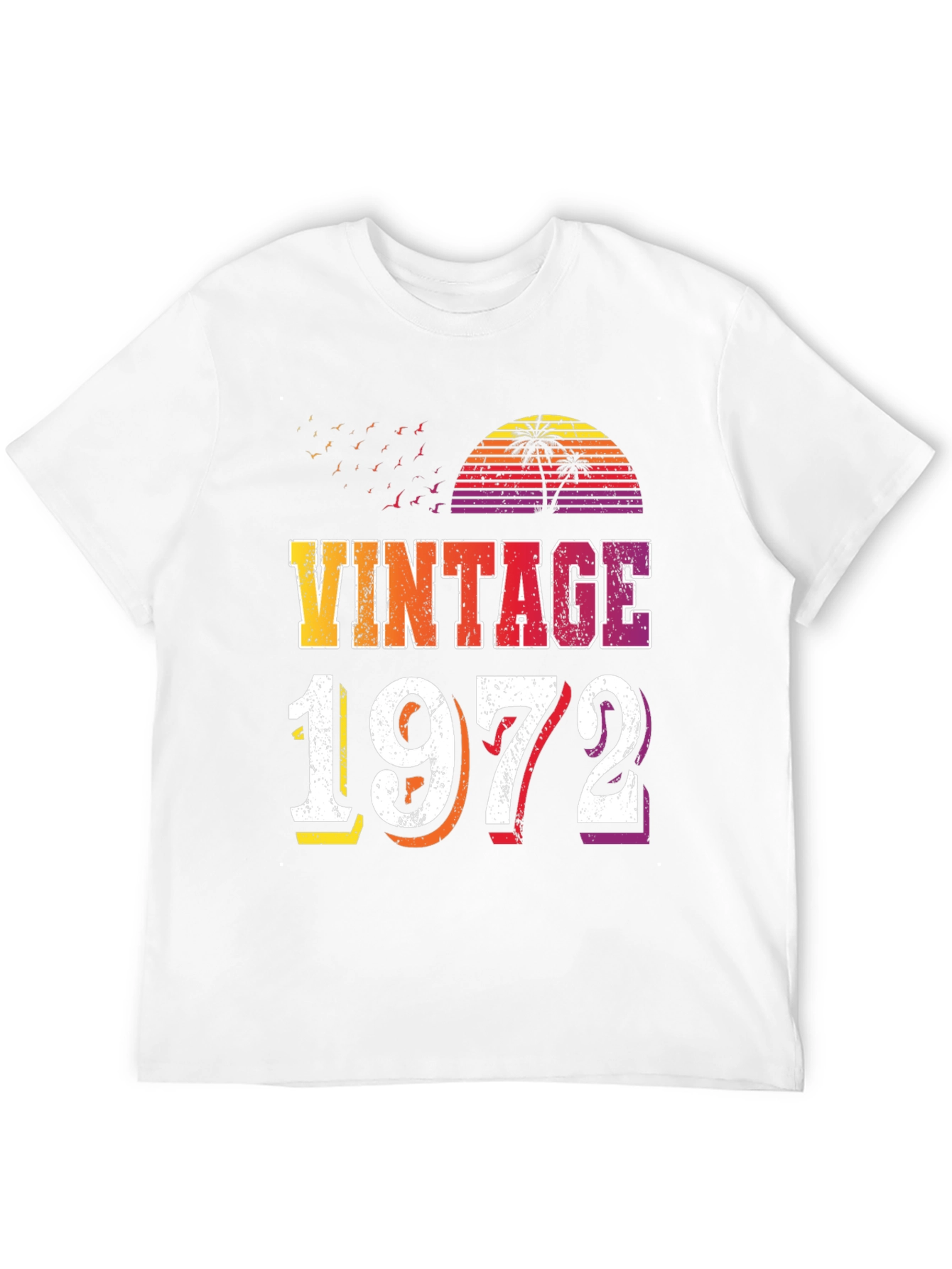 Black Vintage 1972 Graphic T-Shirt Retro Style view 12