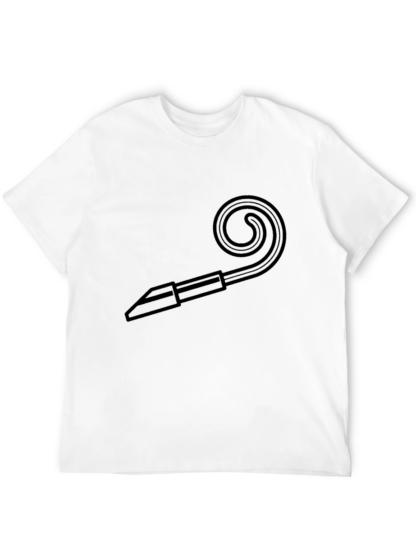 Black Party Blower T-Shirt - Celebrate in Style! view 12