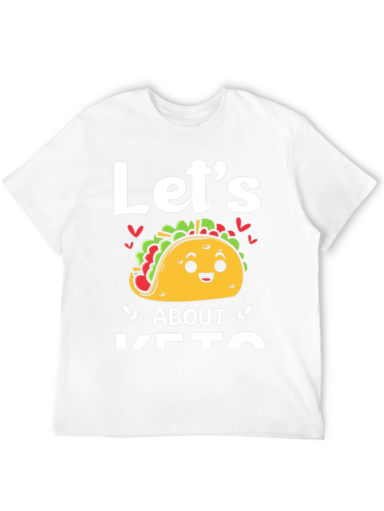 Black Let's Taco About Keto T-Shirt view 12