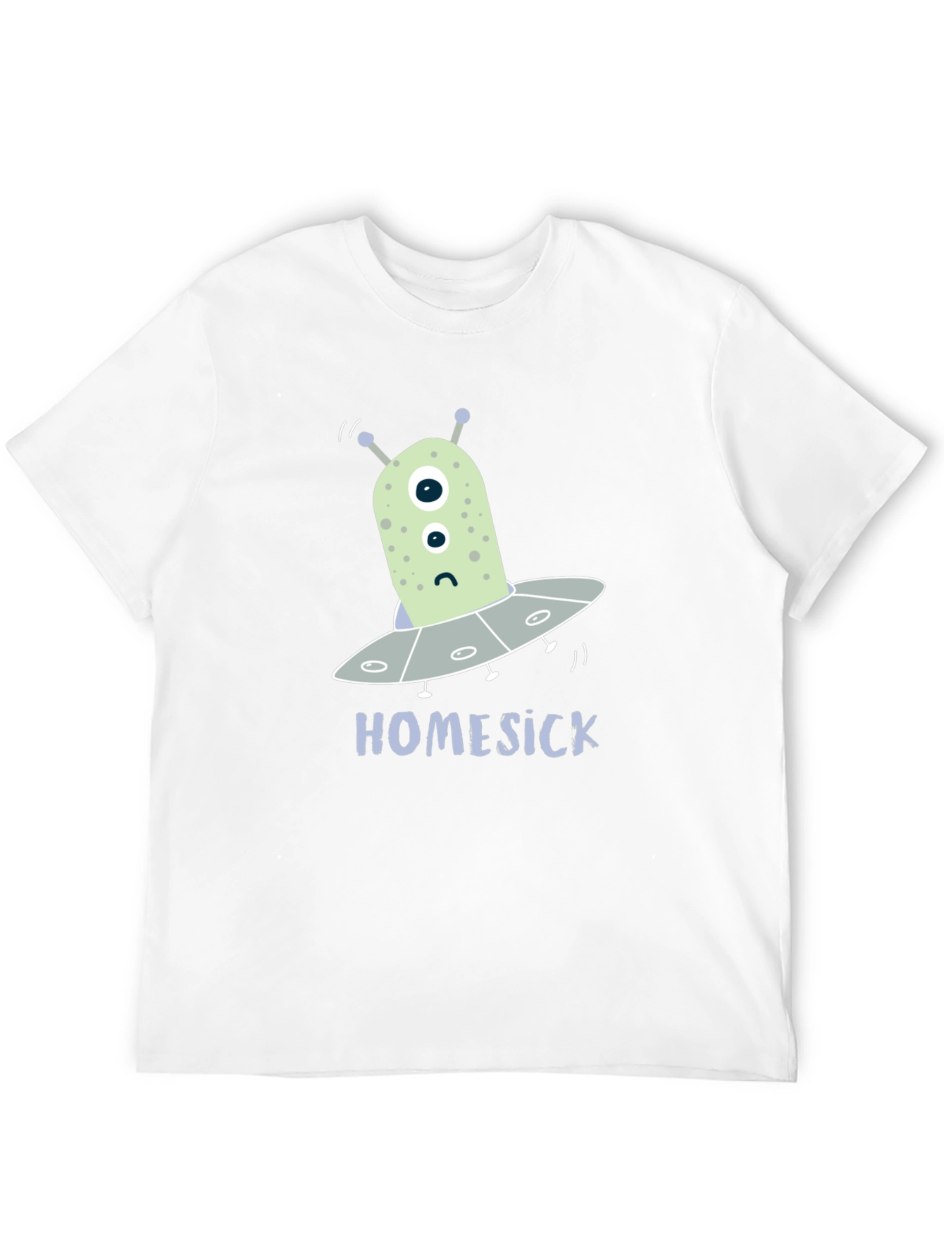 Black Homesick Alien T-Shirt - Funny Space Tee view 12