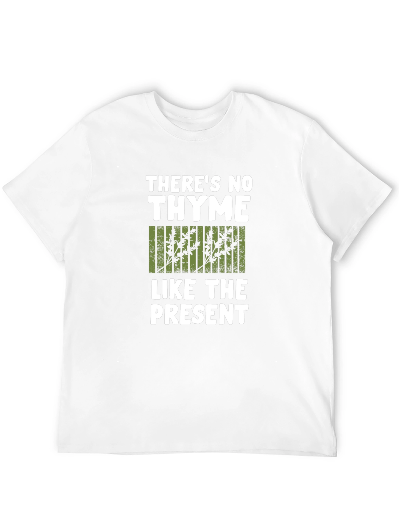 Black There's No Thyme Like the Present T-Shirt view 12