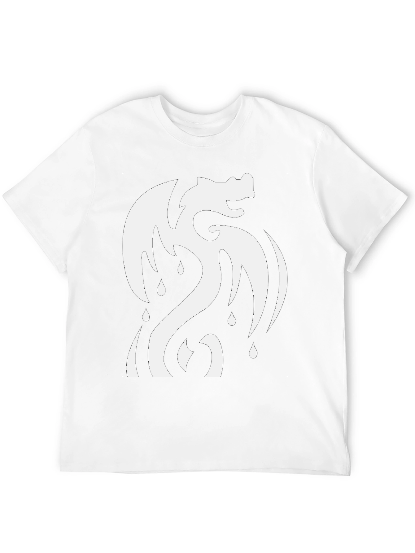 Black Dragon T-Shirt - Black Graphic Tee view 12