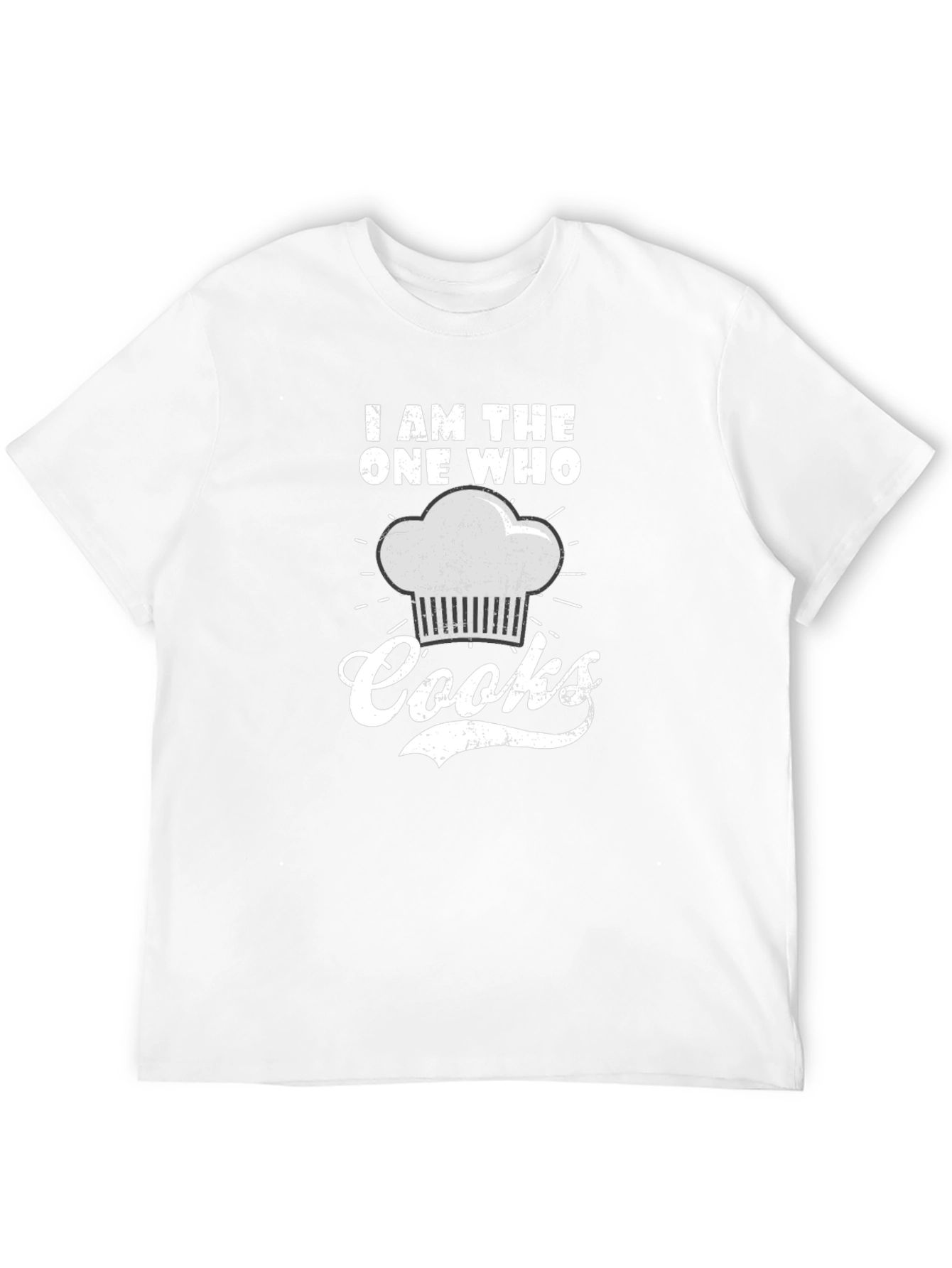 Black I AM THE ONE WHO Cooks Graphic Tee view 12