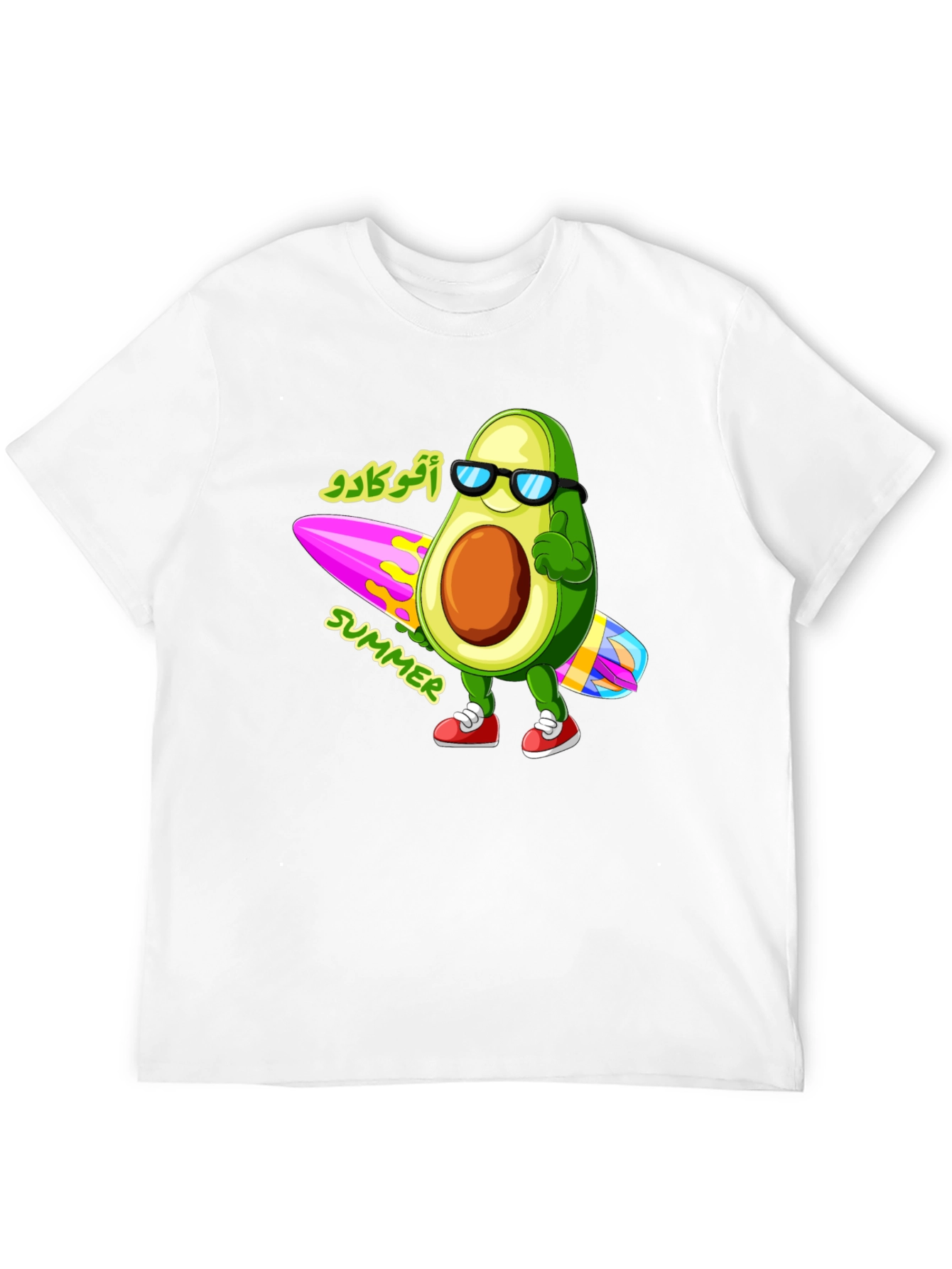 Black Avocado Summer Black T-Shirt view 12