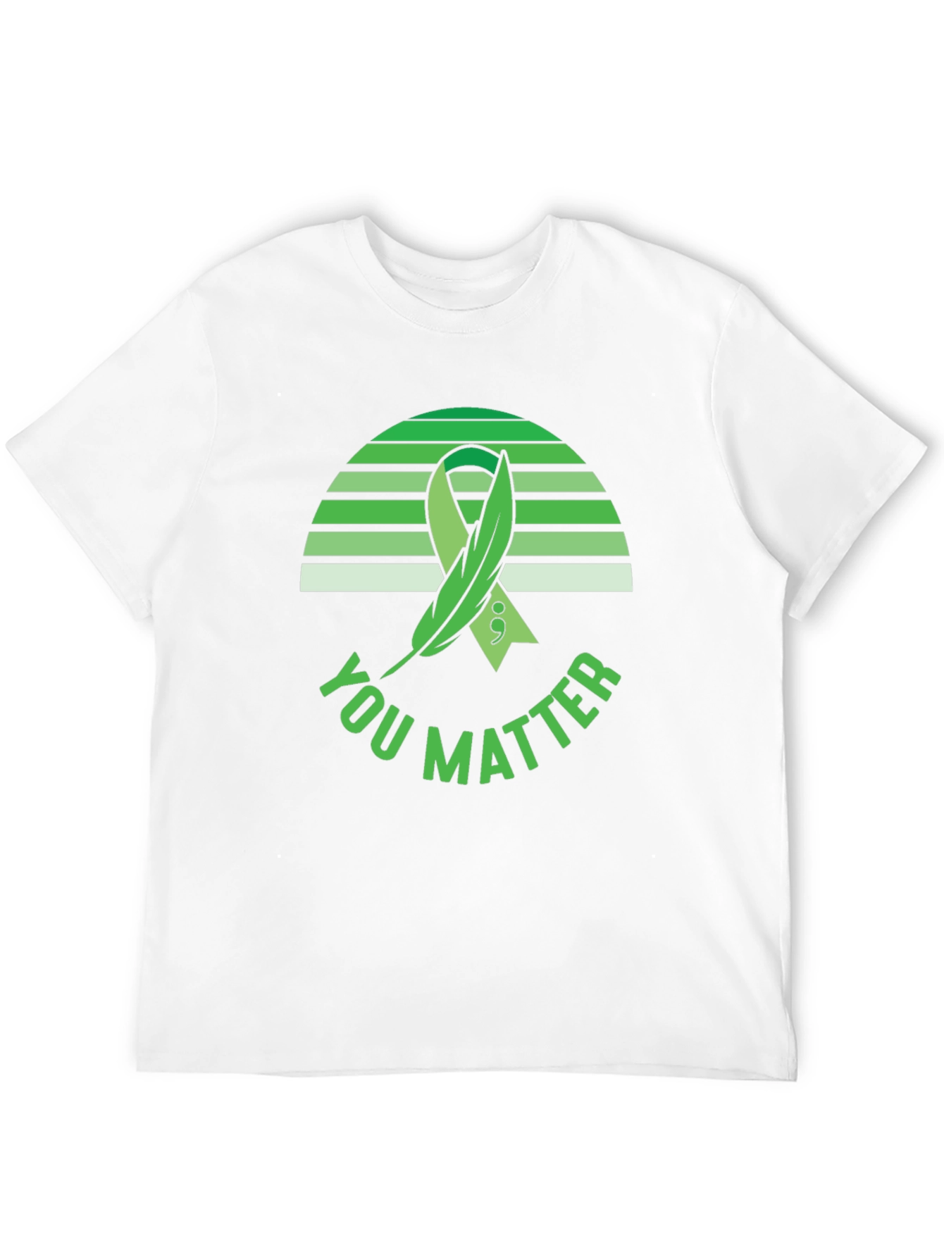 Black You Matter T-Shirt: Mental Health Awareness view 12