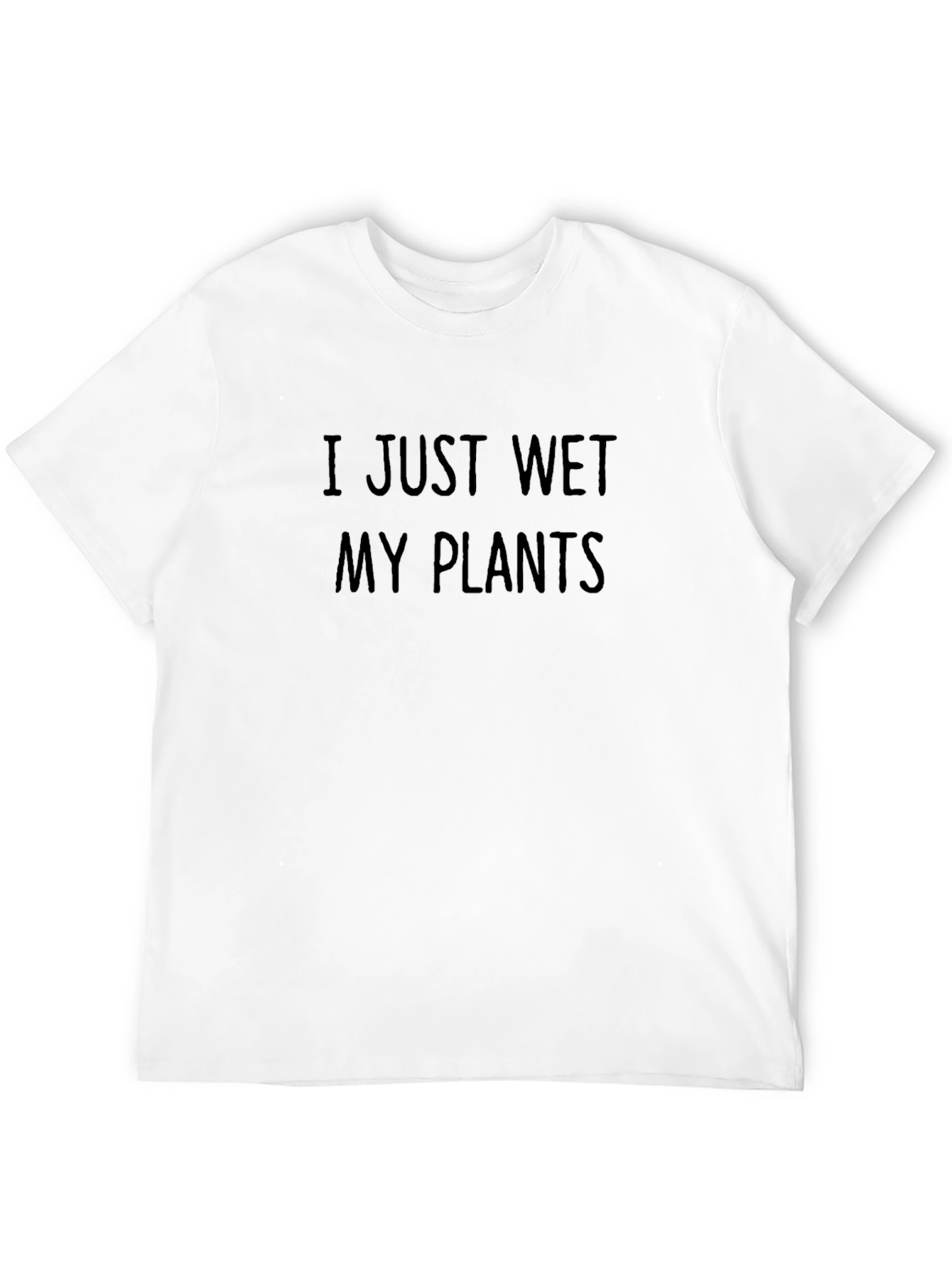 Black I Just Wet My Plants Graphic Tee - Black view 12