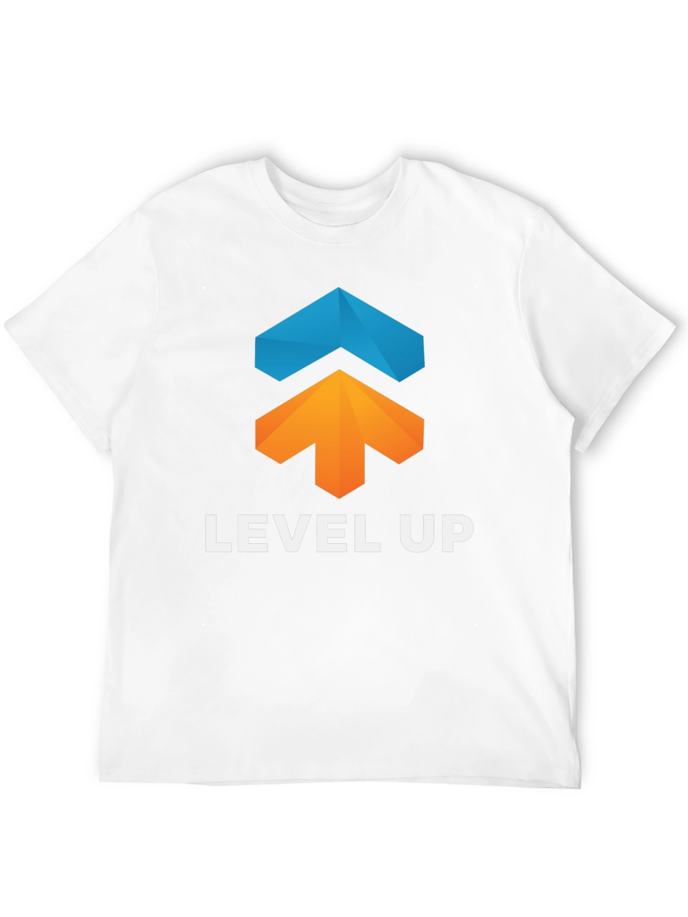 Level Up Graphic Tee - Black Cotton Blend - 12