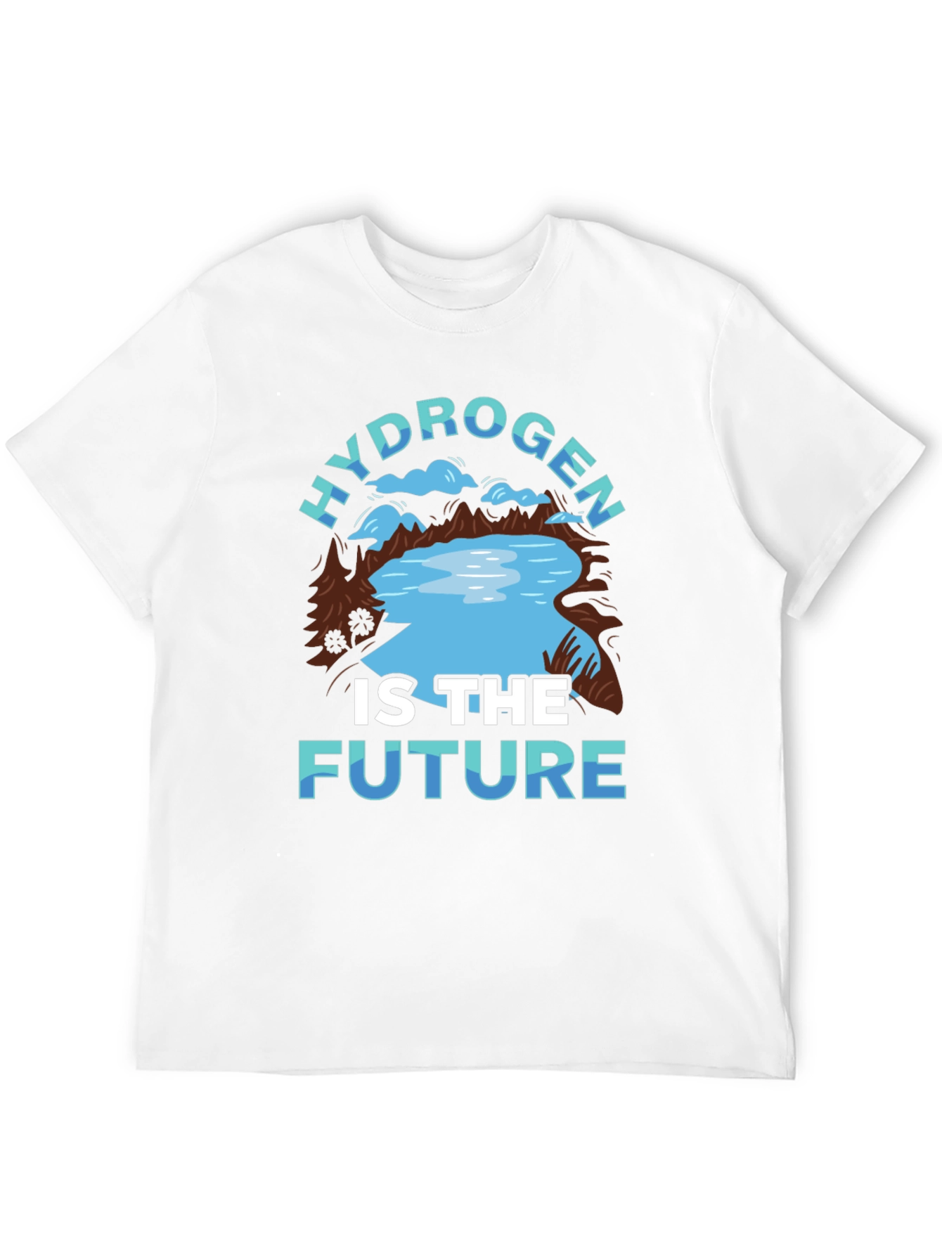 Black Hydrogen is The Future T-Shirt view 12